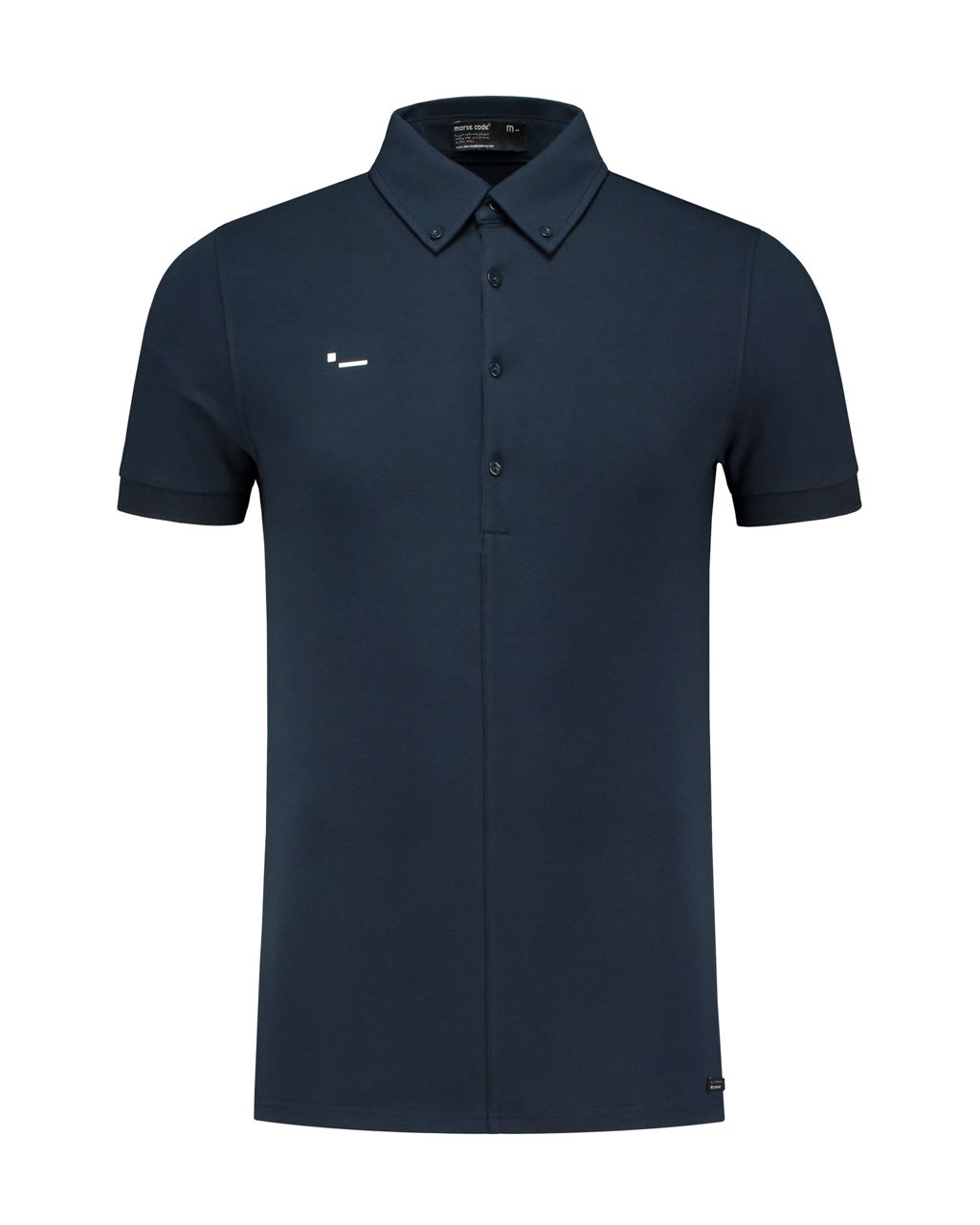 Morse Code Polo KM Donker blauw 066213-002-L