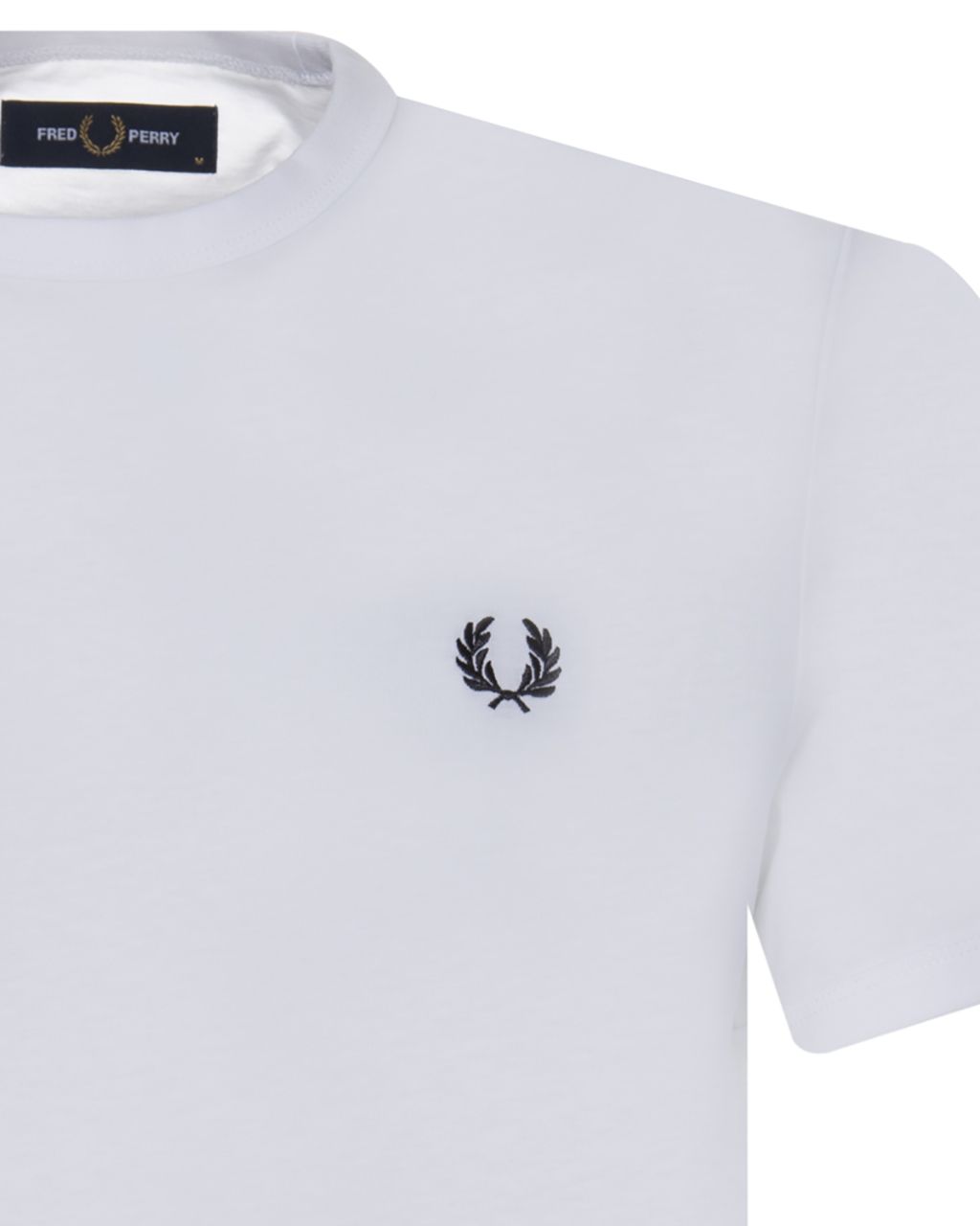 Fred Perry T-shirt KM Wit 066650-001-L