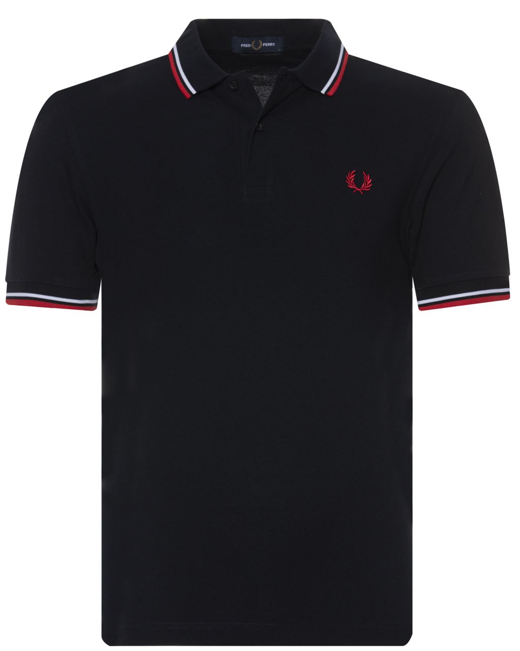 Fred Perry Polo KM Donker blauw 066653-001-L