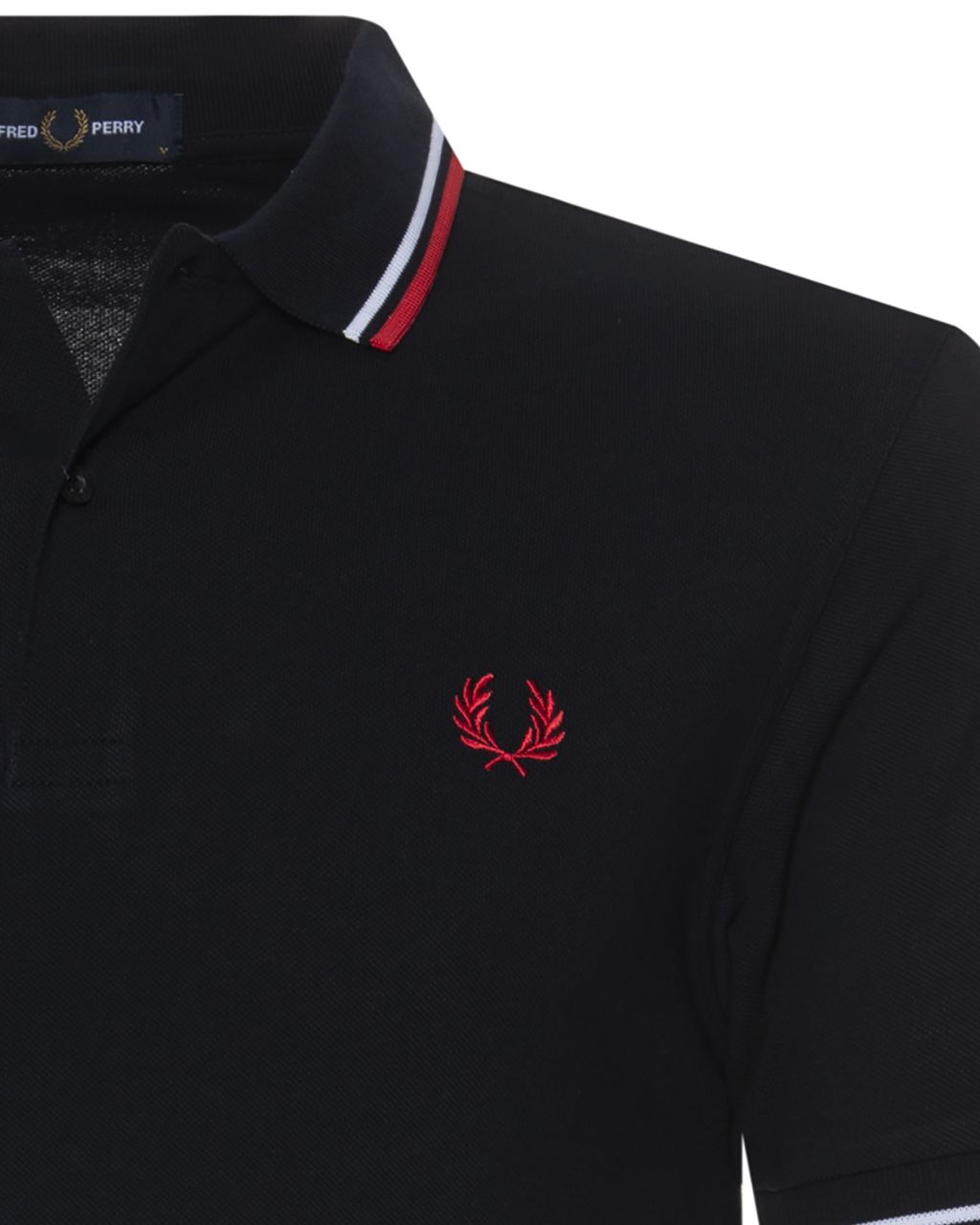 Fred Perry Polo KM Donker blauw 066653-001-L