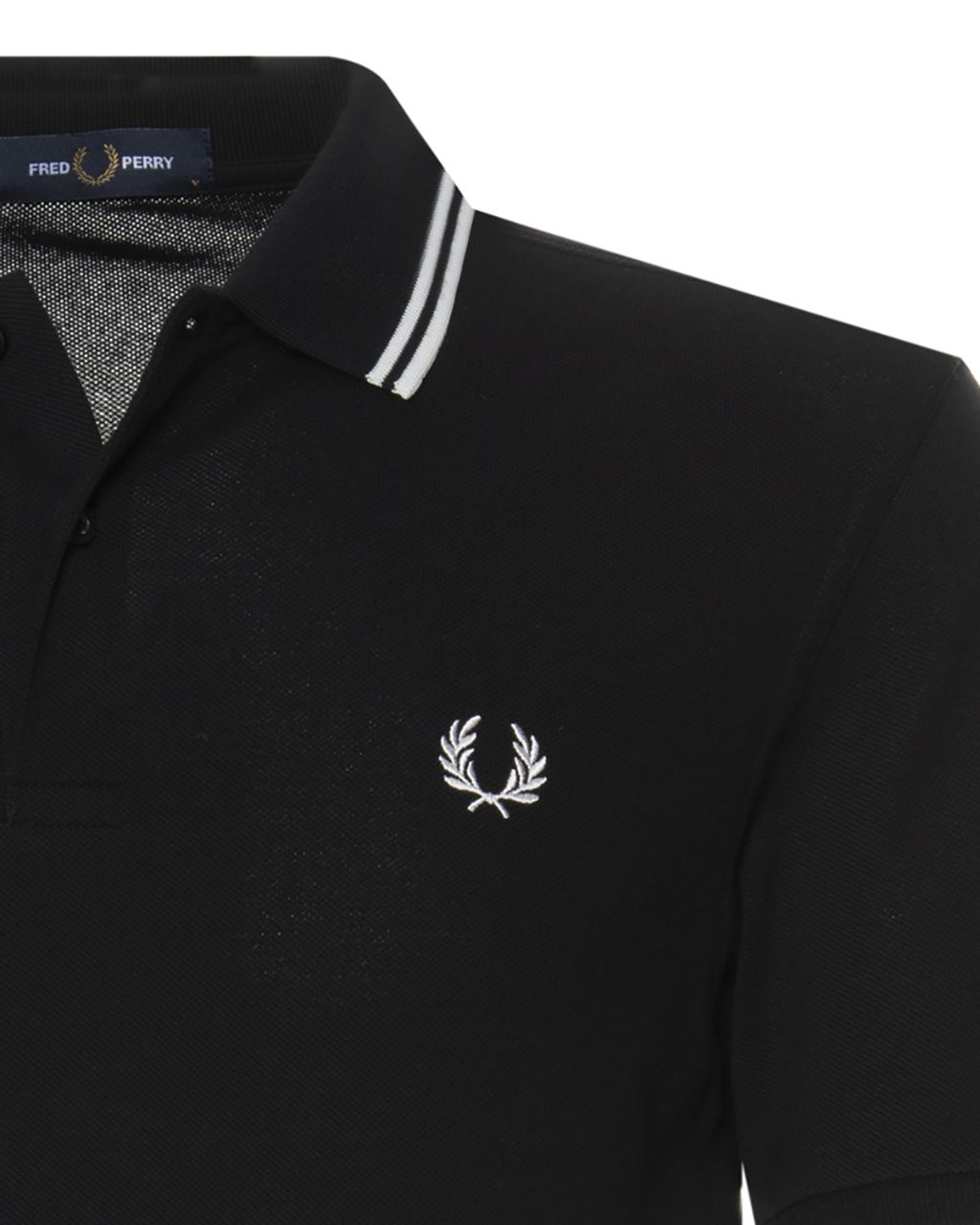 Fred Perry Polo KM Zwart 066654-001-L
