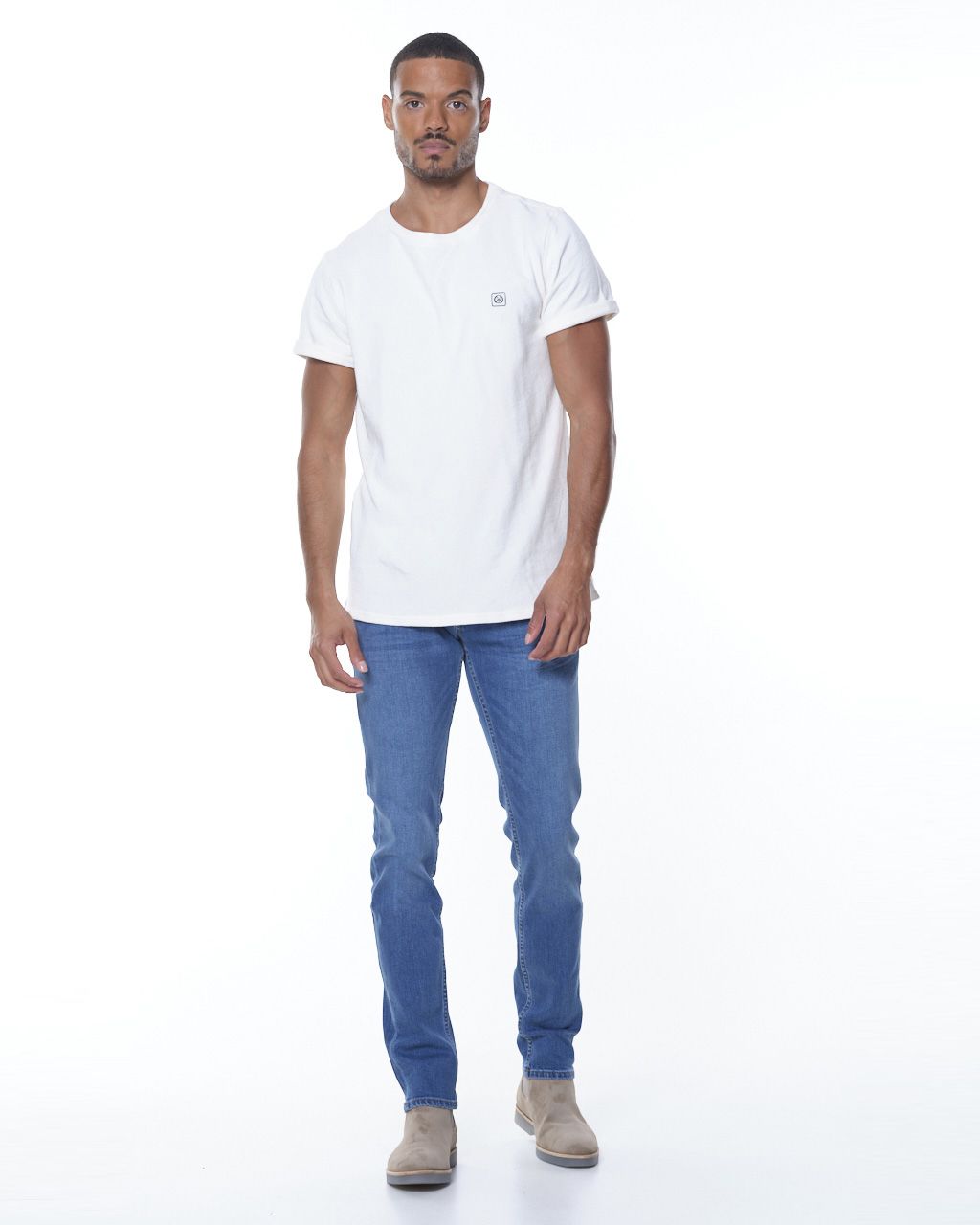 Victim Pablo Jeans Middenblauw uni 067562-001-28/32