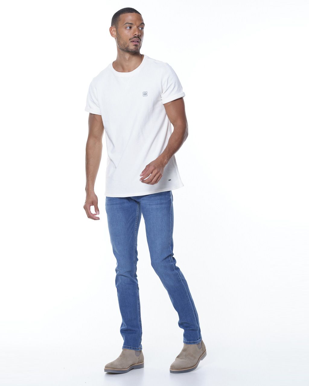 Victim Pablo Jeans Middenblauw uni 067562-001-28/32