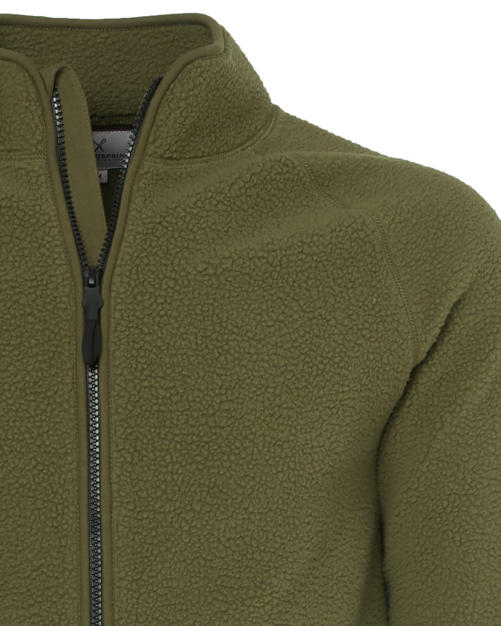 The BLUEPRINT Premium Fleece Vest Groen uni 067746-004-L