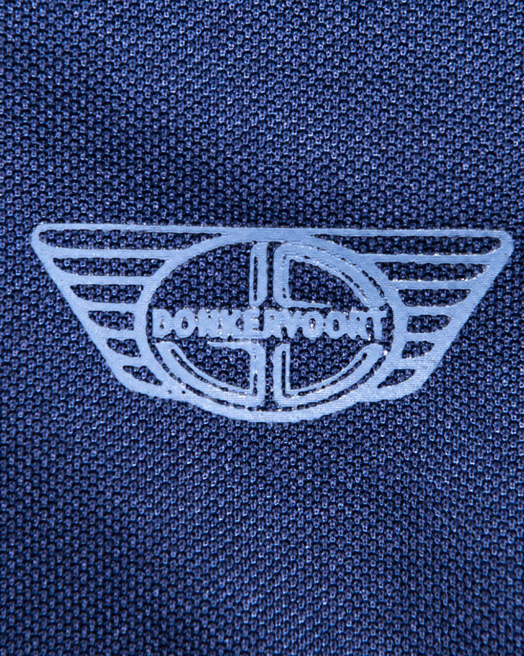 Donkervoort polo LM zip Donkerblauw uni 067758-001-L