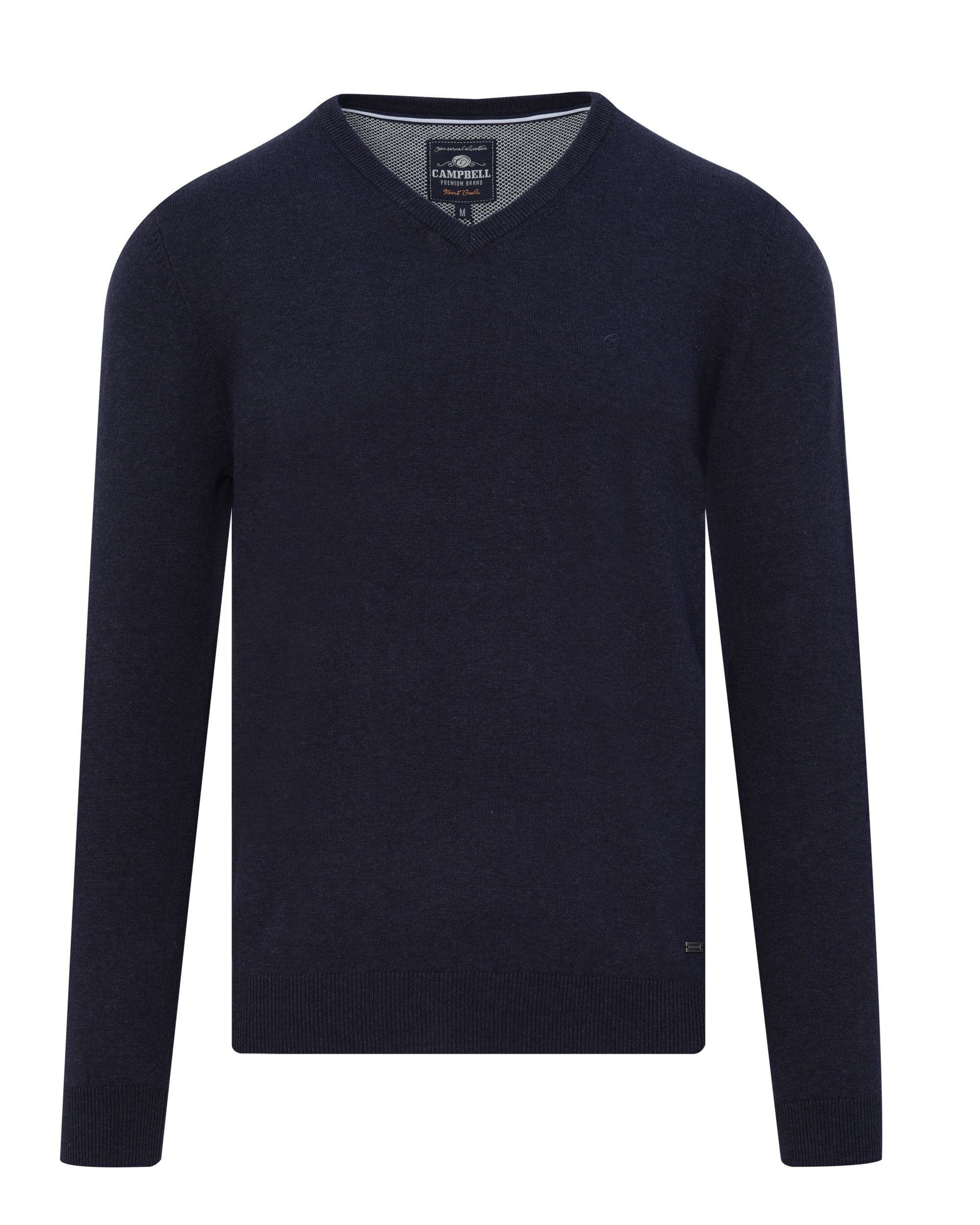 Campbell London Trui v-hals  Donkerblauw 067833-001-L