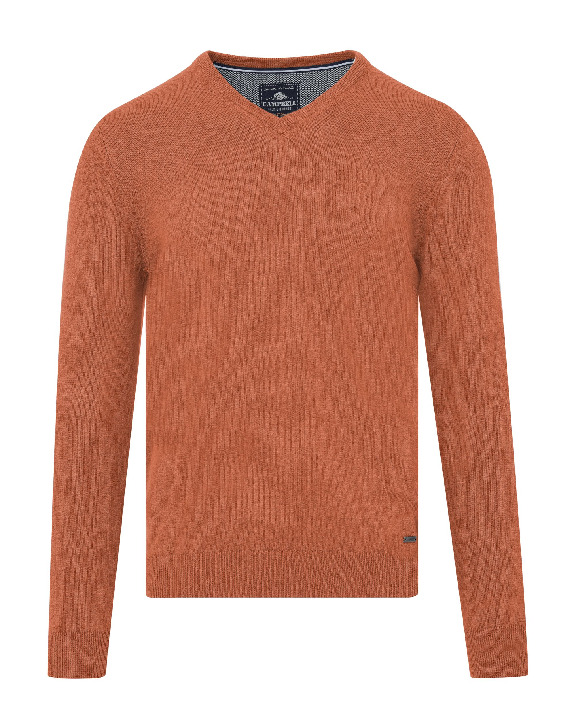 Campbell London Trui v-hals  Ginger Bread 067833-032-L
