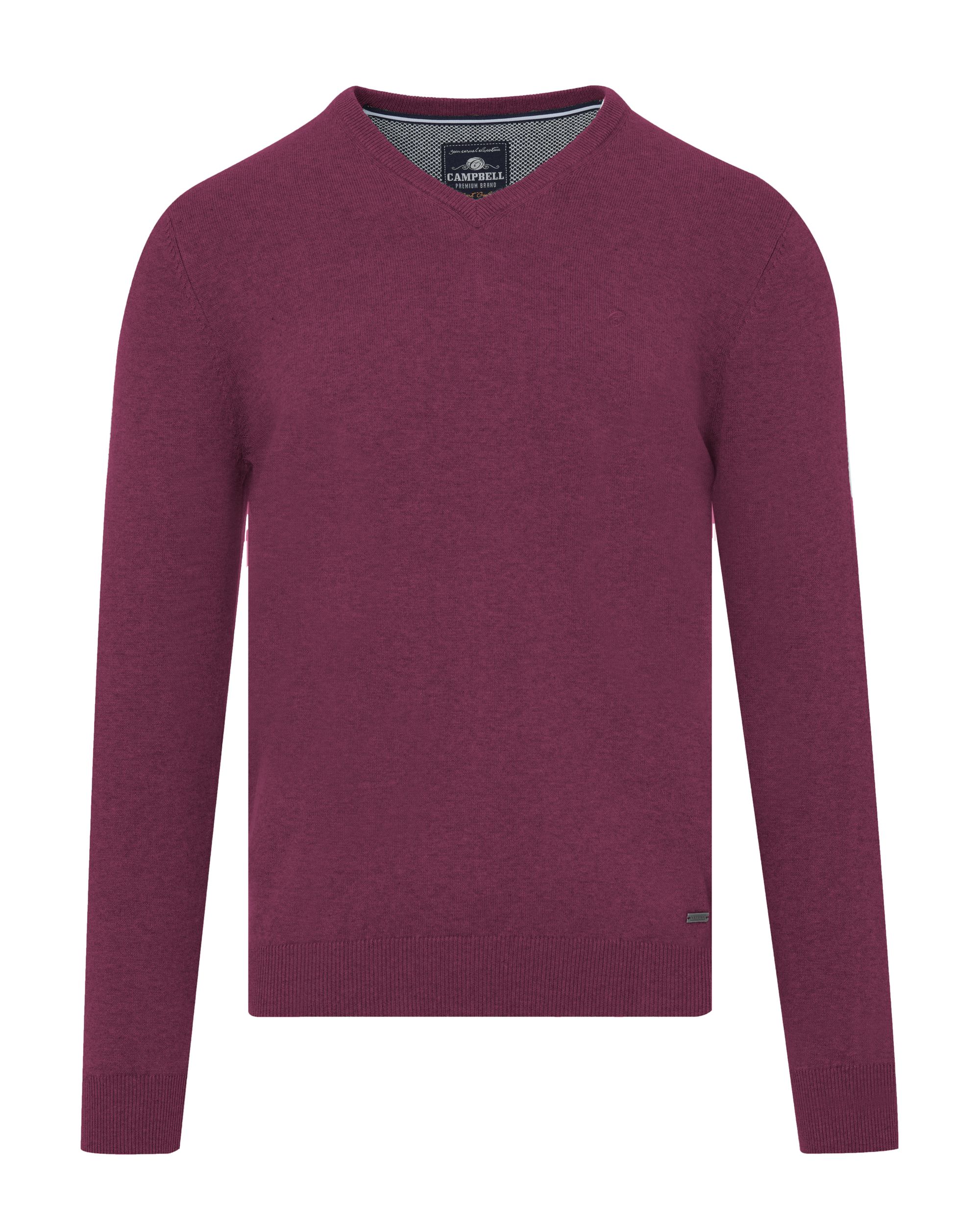 Campbell London Trui v-hals  Tawny Port 067833-035-L