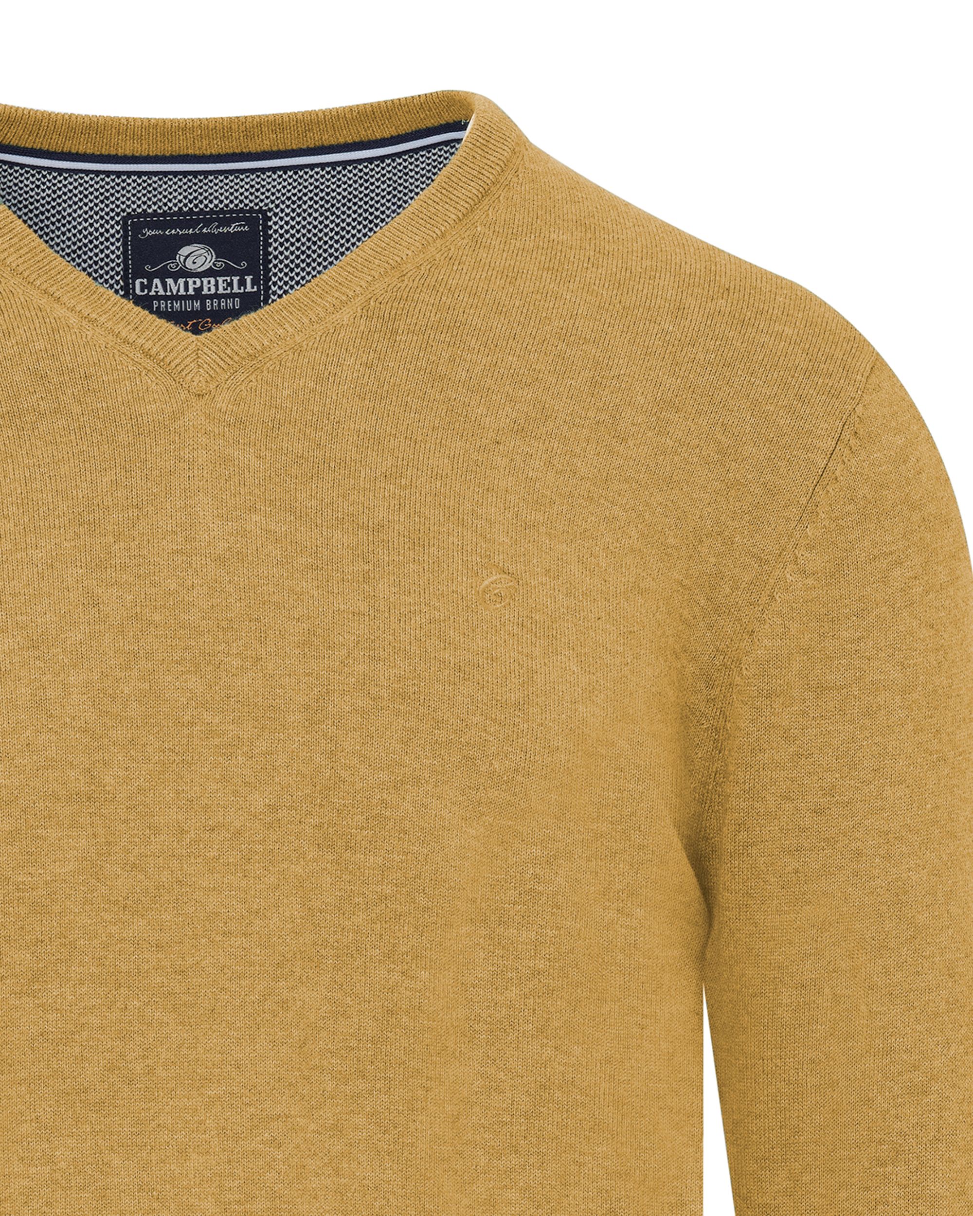 Campbell Classic Trui v-hals  Harvest Gold 067833-036-L
