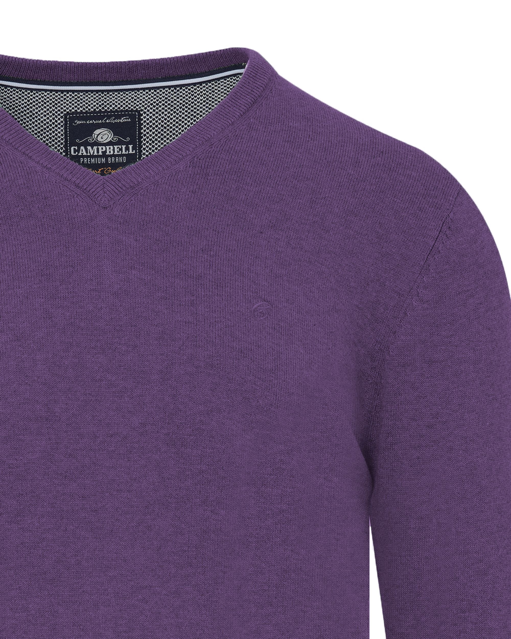 Campbell London Trui v-hals  Grape Jam 067833-038-L