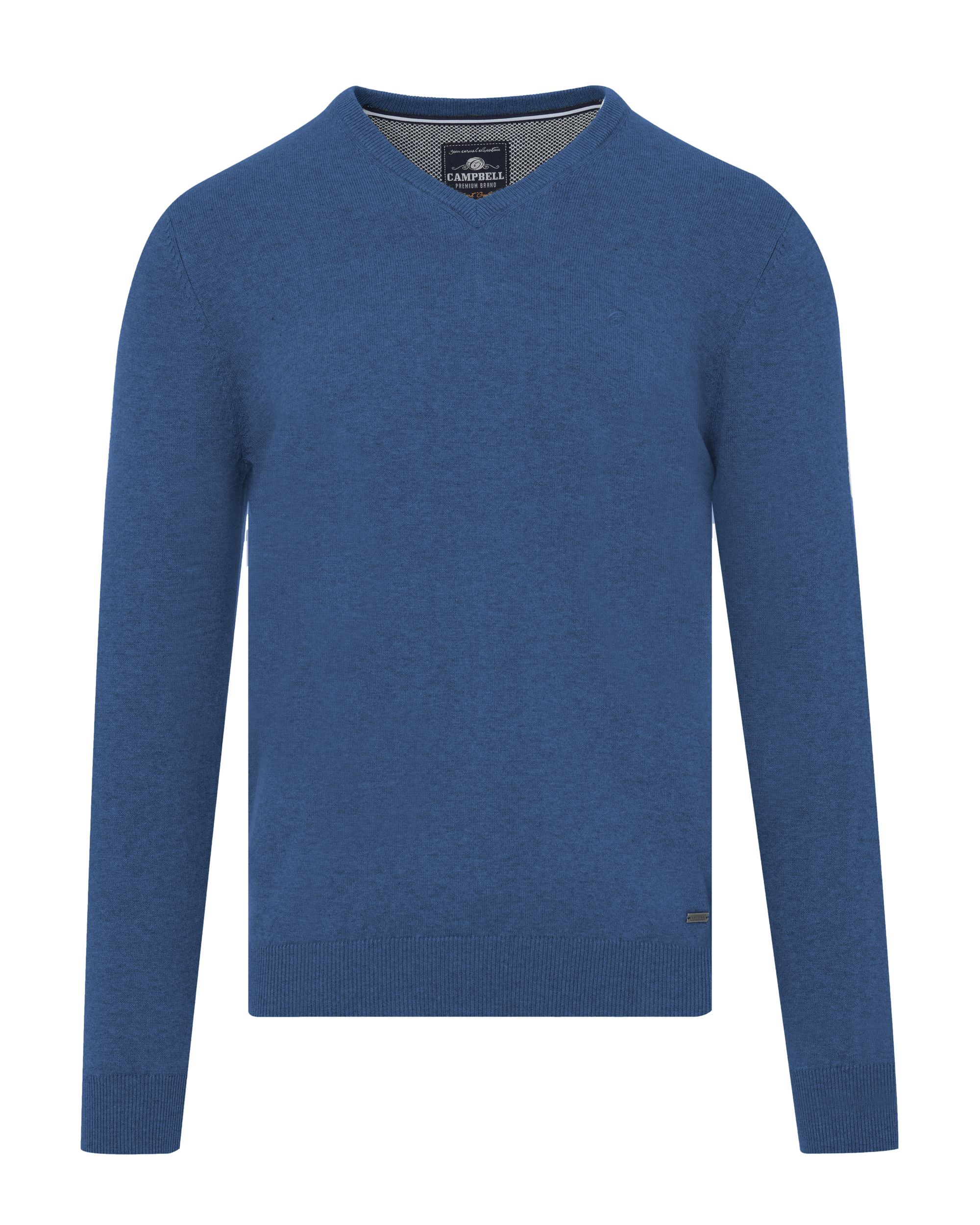 Campbell London Trui v-hals  Blue indigo 067833-040-L