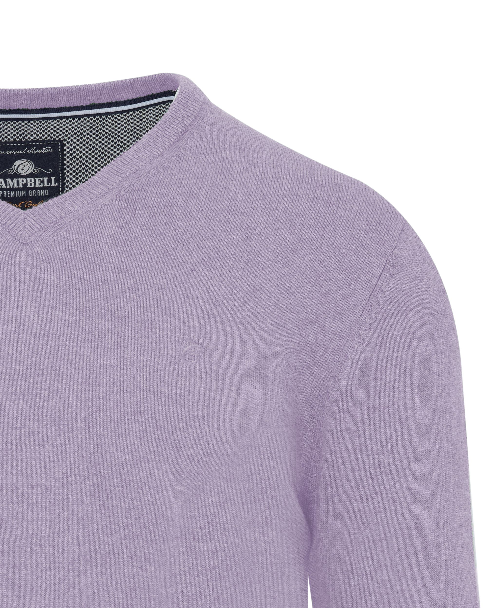 Campbell Classic London Trui v-hals  Lavender Frost 067833-042-L