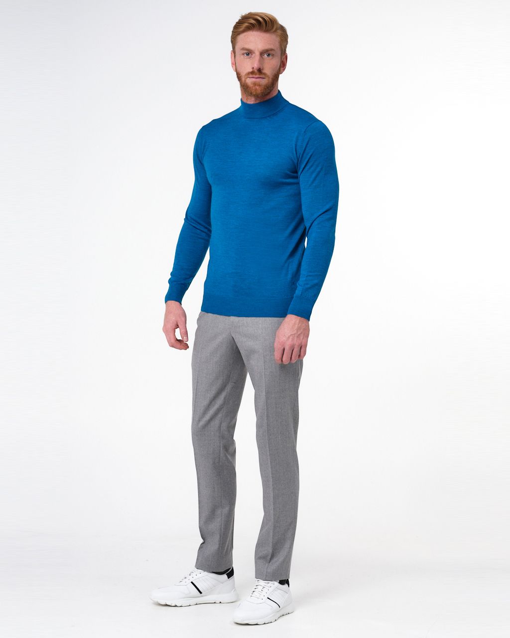 Dutch Dandies Fonda turtle neck Aqua uni 067853-005-L