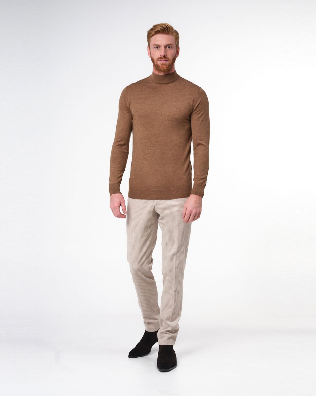 Dutch Dandies Fonda turtle neck Camel uni 067853-007-L