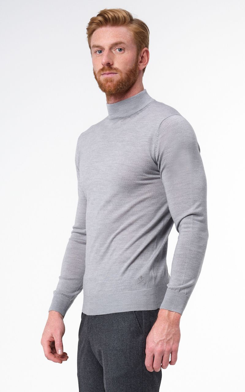 Dutch Dandies Fonda turtle neck Middengrijs 067853-011-L