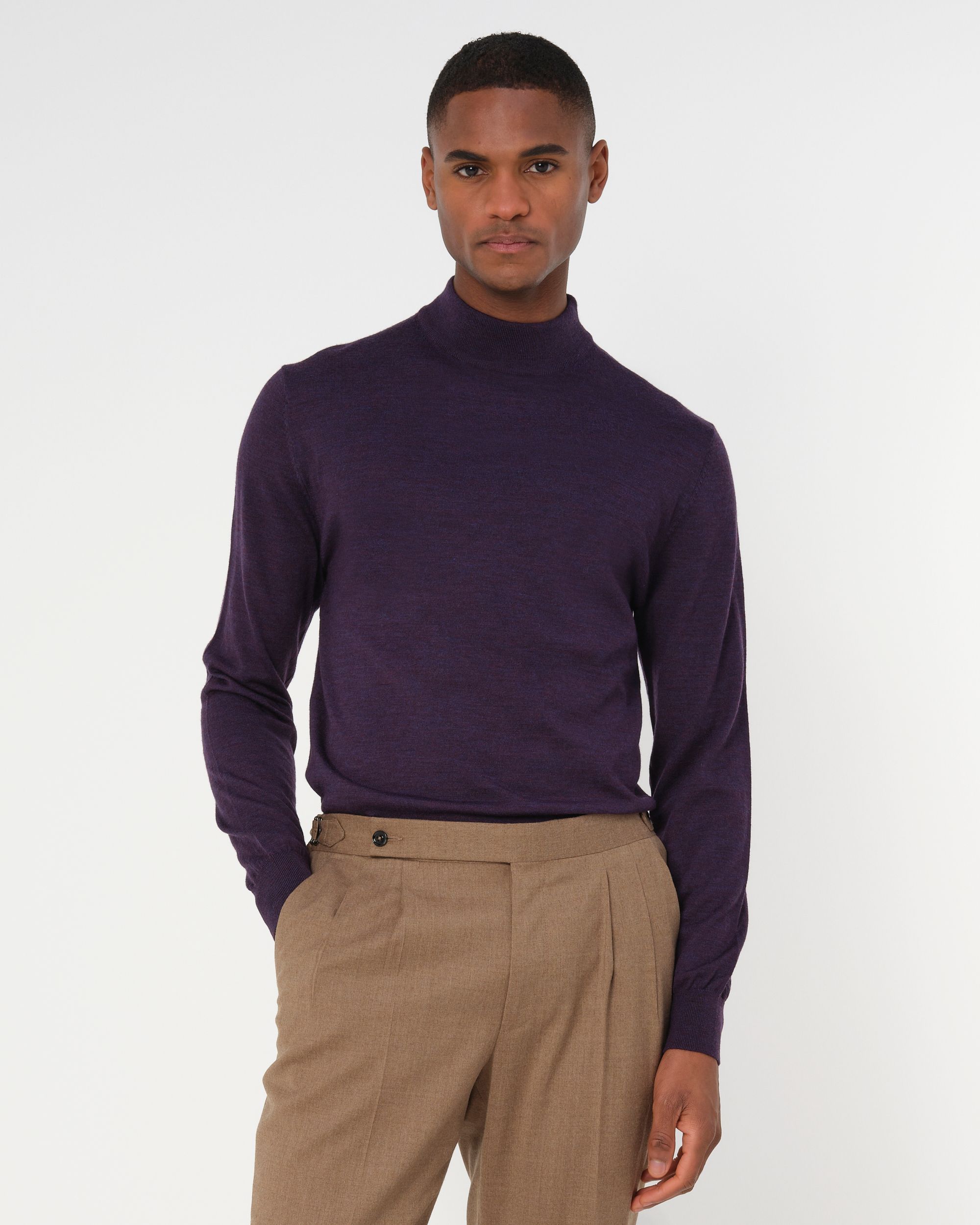 Dutch Dandies Fonda turtle neck Grape Jam 067853-017-L