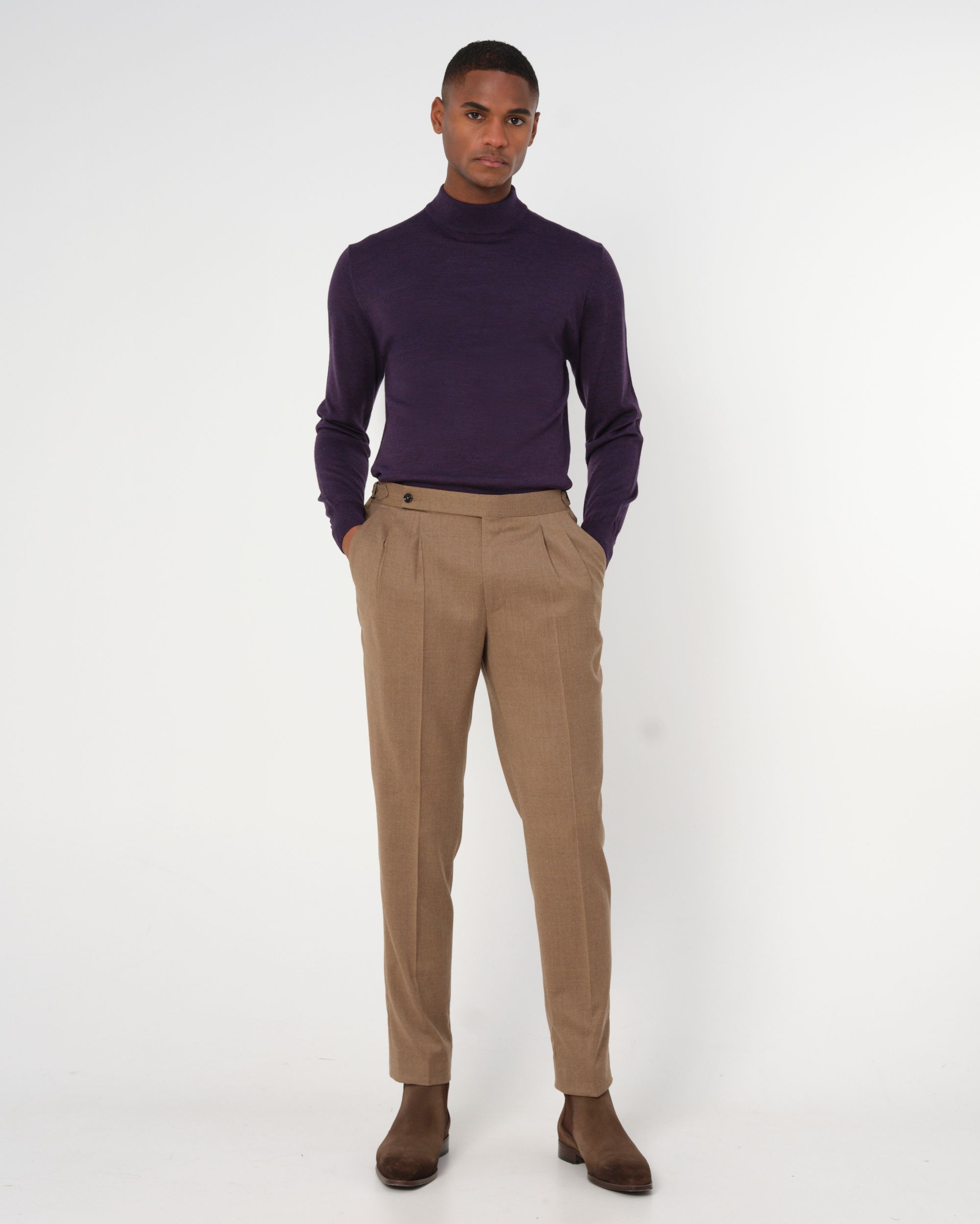 Dutch Dandies Fonda turtle neck Grape Jam 067853-017-L