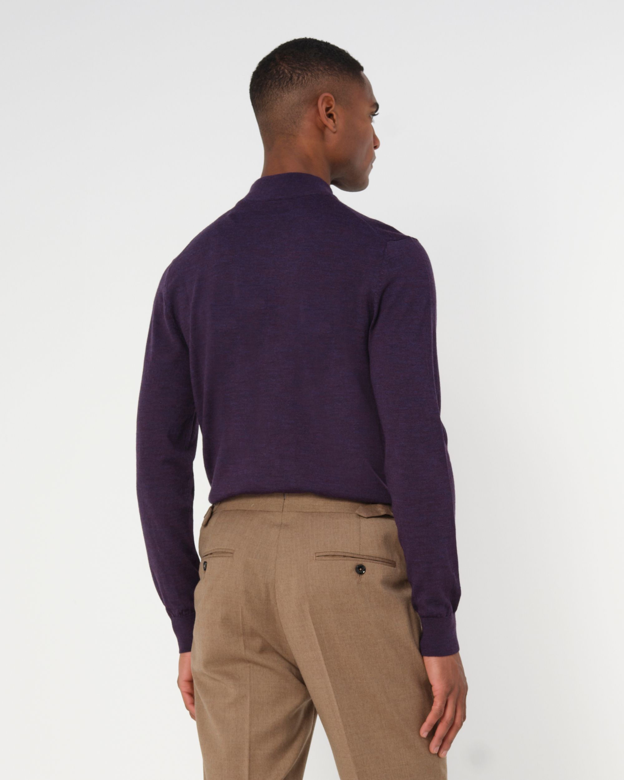 Dutch Dandies Fonda turtle neck Grape Jam 067853-017-L