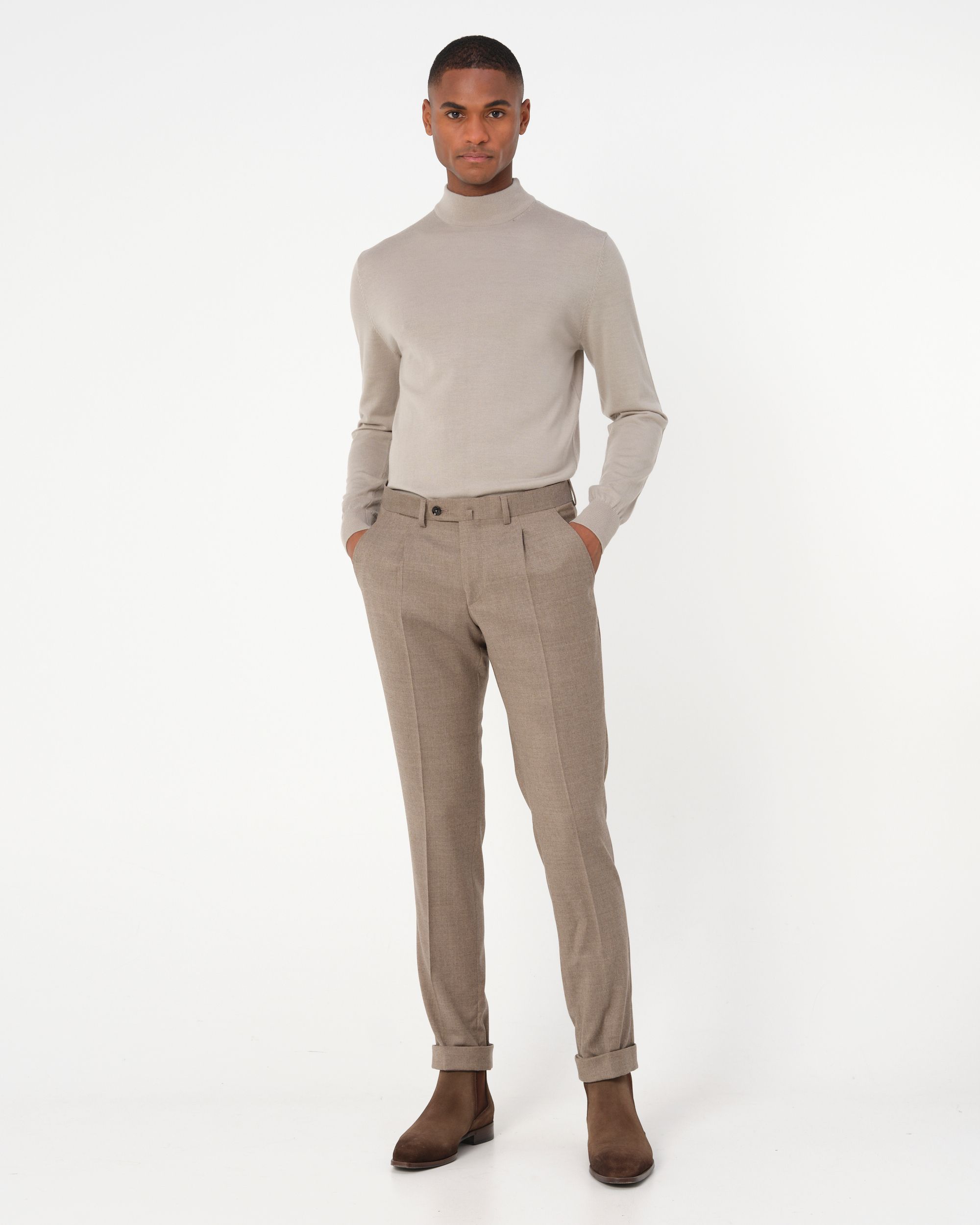 Dutch Dandies Fonda turtle neck Glacier gray 067853-020-L