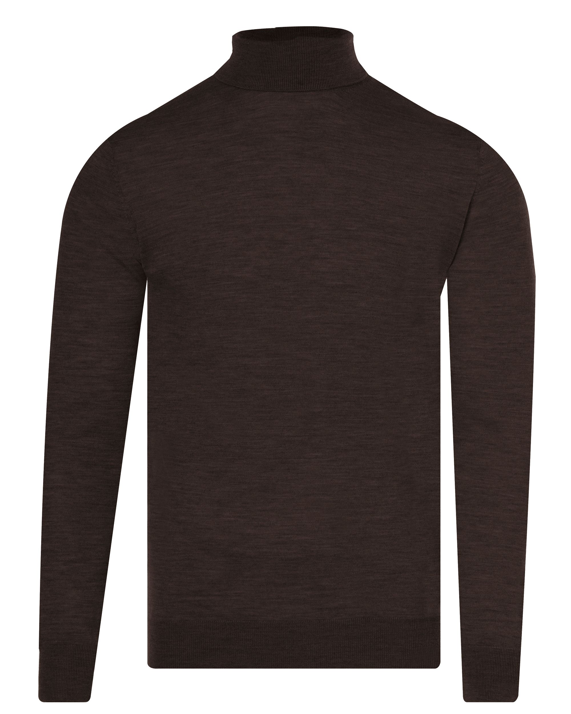 Dutch Dandies Fonda turtle neck Bruin uni 067853-021-S