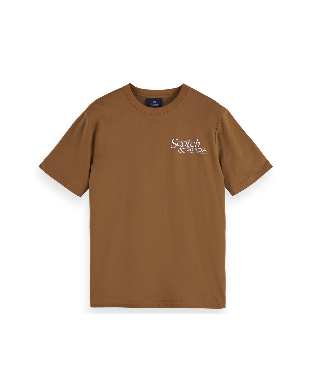 Scotch & Soda T-shirt KM Bruin 069904-001-L