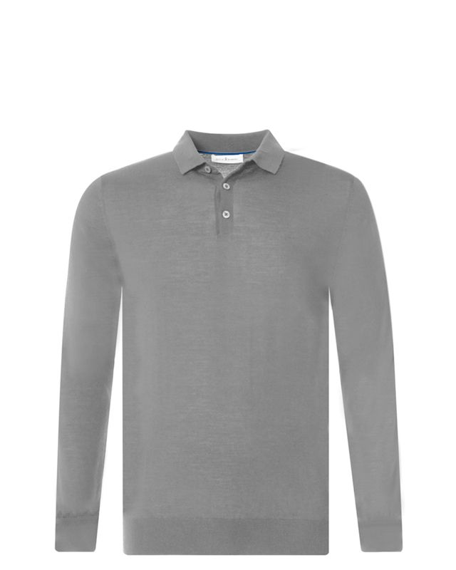 Dutch Dandies Moore Polo LM Middengrijs 070145-003-L