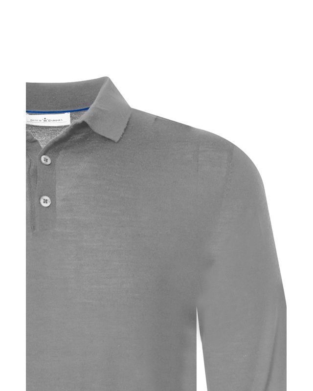 Dutch Dandies Moore Polo LM Middengrijs 070145-003-L