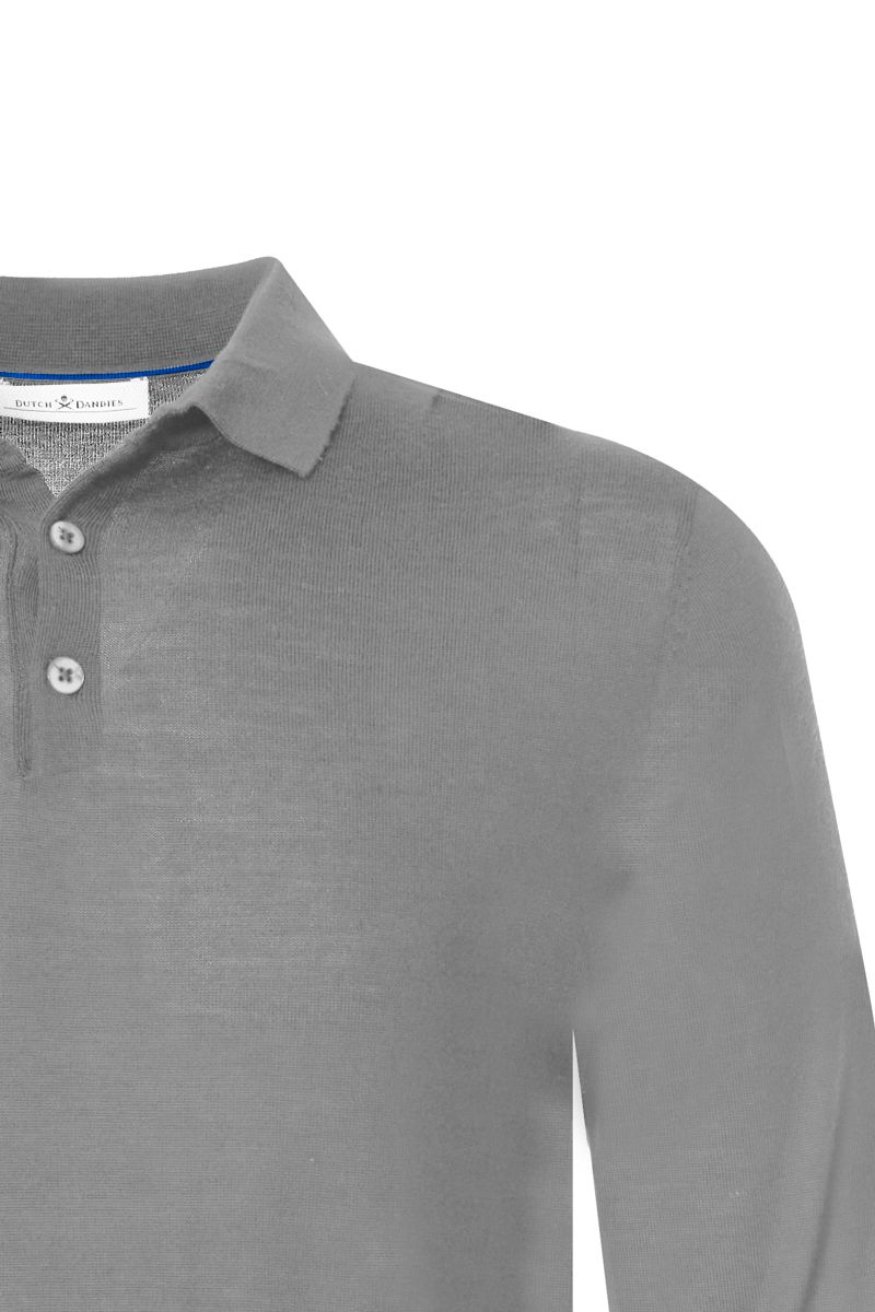 Dutch Dandies Moore Polo LM Middengrijs 070145-003-L