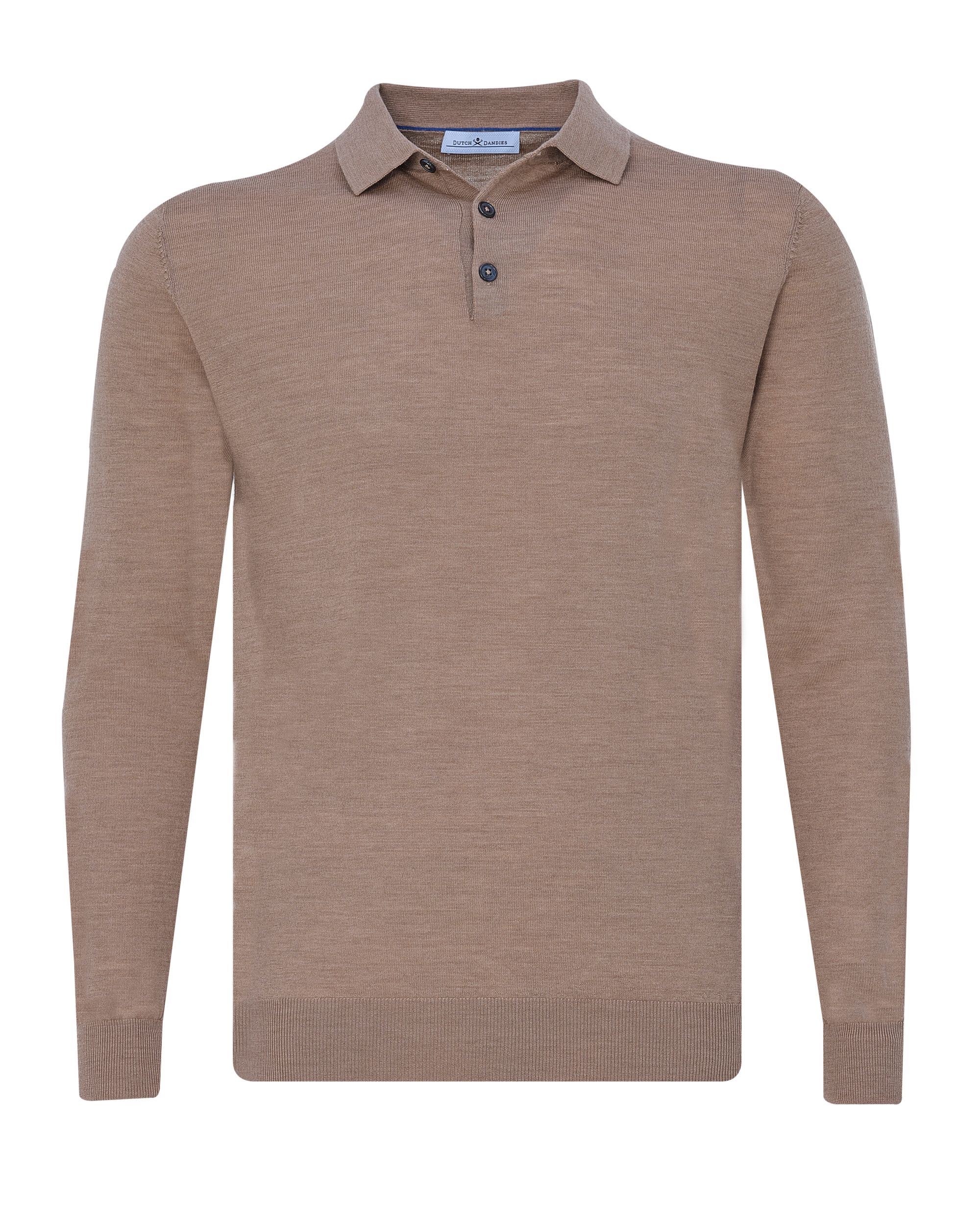 Dutch Dandies Moore Polo LM Beige uni 070145-005-L