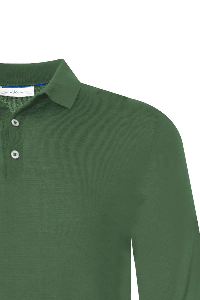 Dutch Dandies Moore Polo LM Lichtgroen uni 070145-009-L