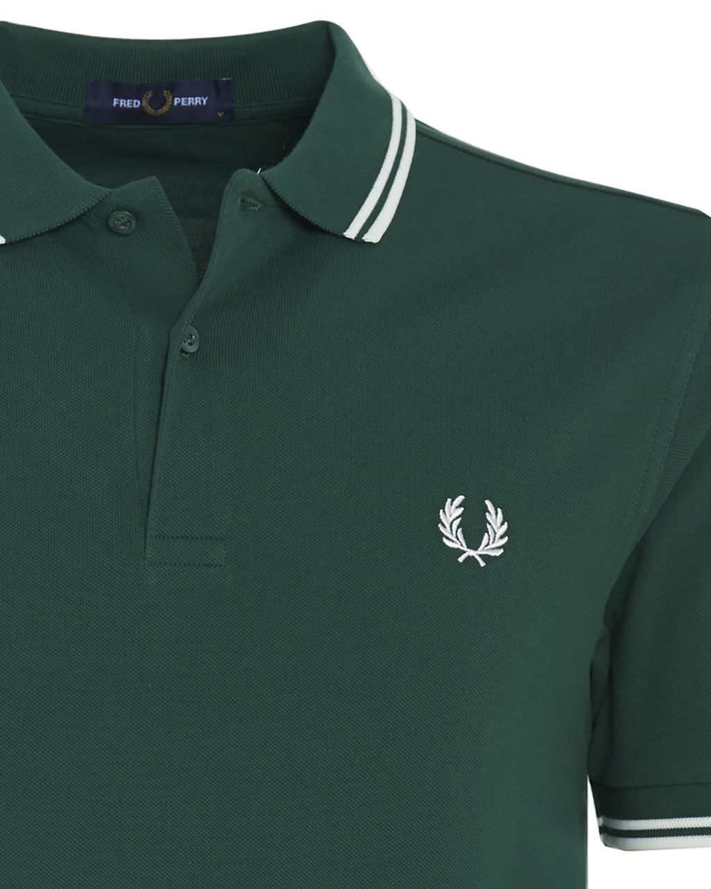 Fred Perry Polo KM Groen 070164-001-L
