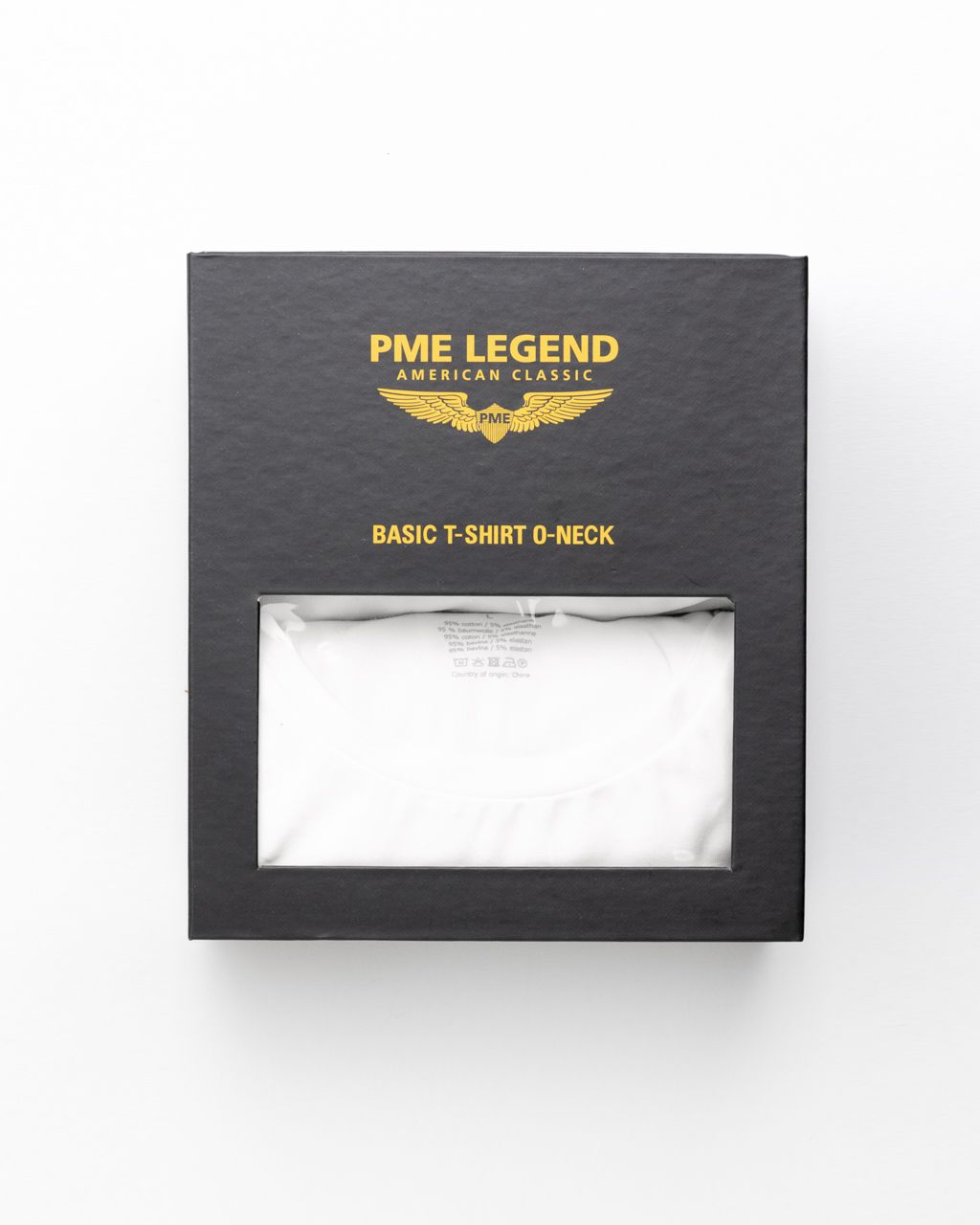 PME Legend Slim fit T-shirt Ronde hals 2-pack Wit 070845-001-L