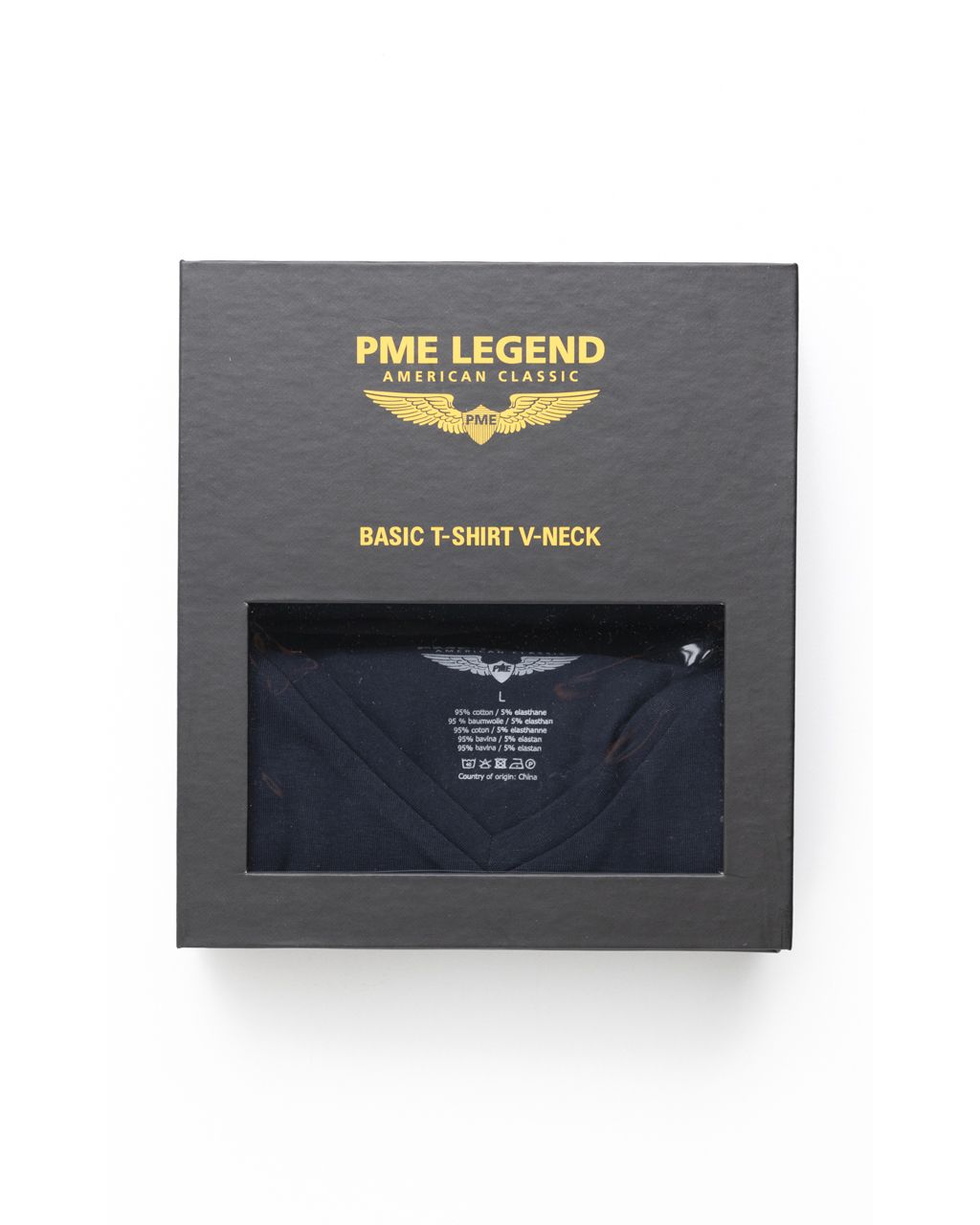PME Legend Basic T-shirt  Blauw 070852-001-L