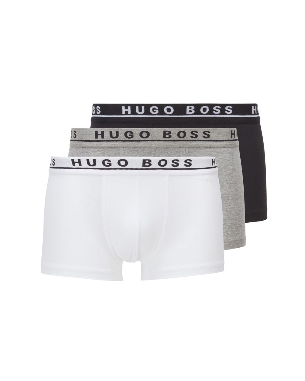 Hugo Boss Menswear Trunk Boxershort 3-pack Wit 071351-001-L
