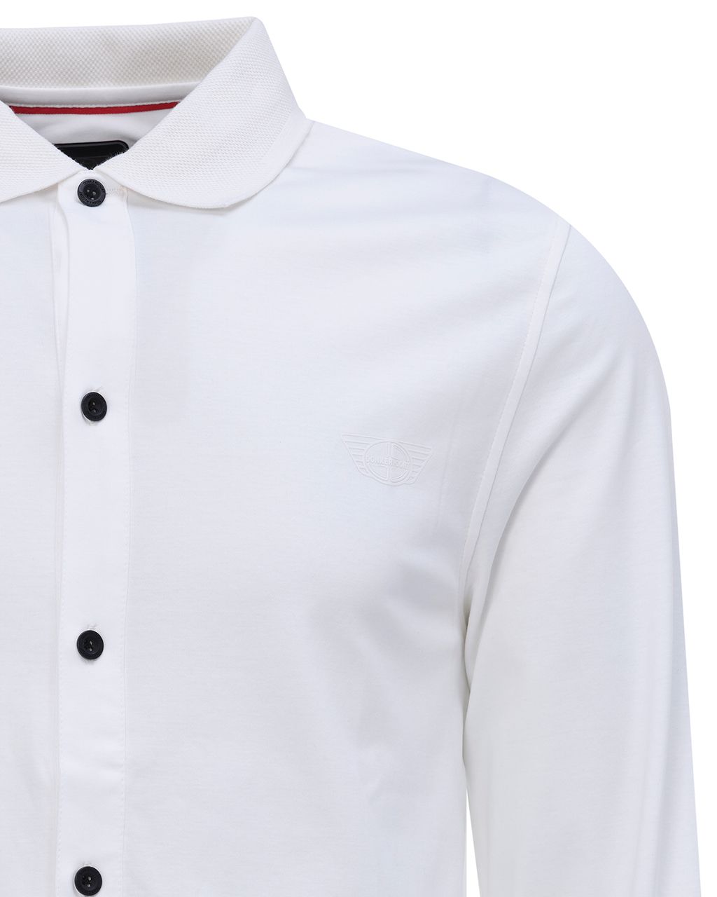 Donkervoort Casual Overhemd LM Wit uni 071768-002-L