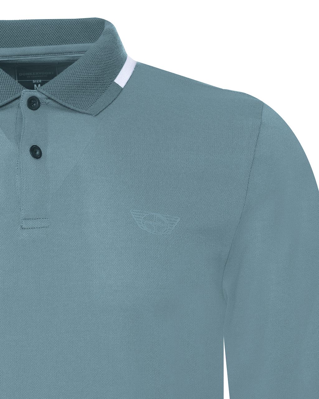 Donkervoort Polo LM Groen uni 071771-004-L