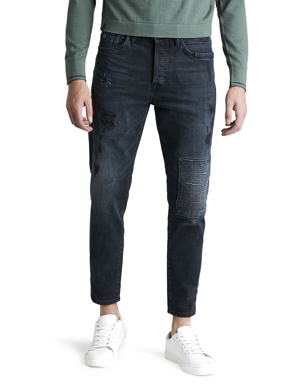 Cast Iron Cuda Relaxed Tapered Fit Jeans Zwart 071797-001-30/34