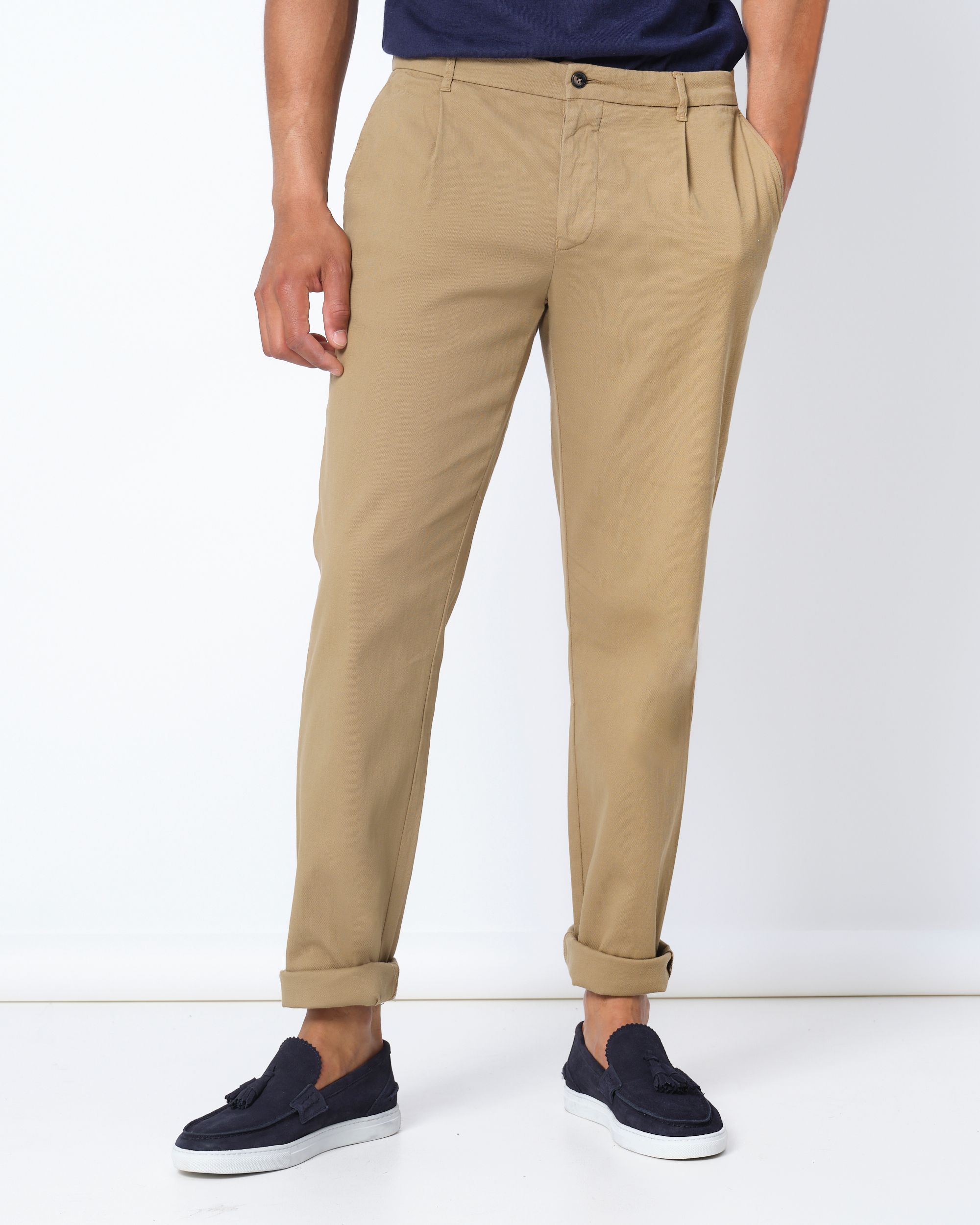 Dutch Dandies Chino Beige uni 072475-002-46