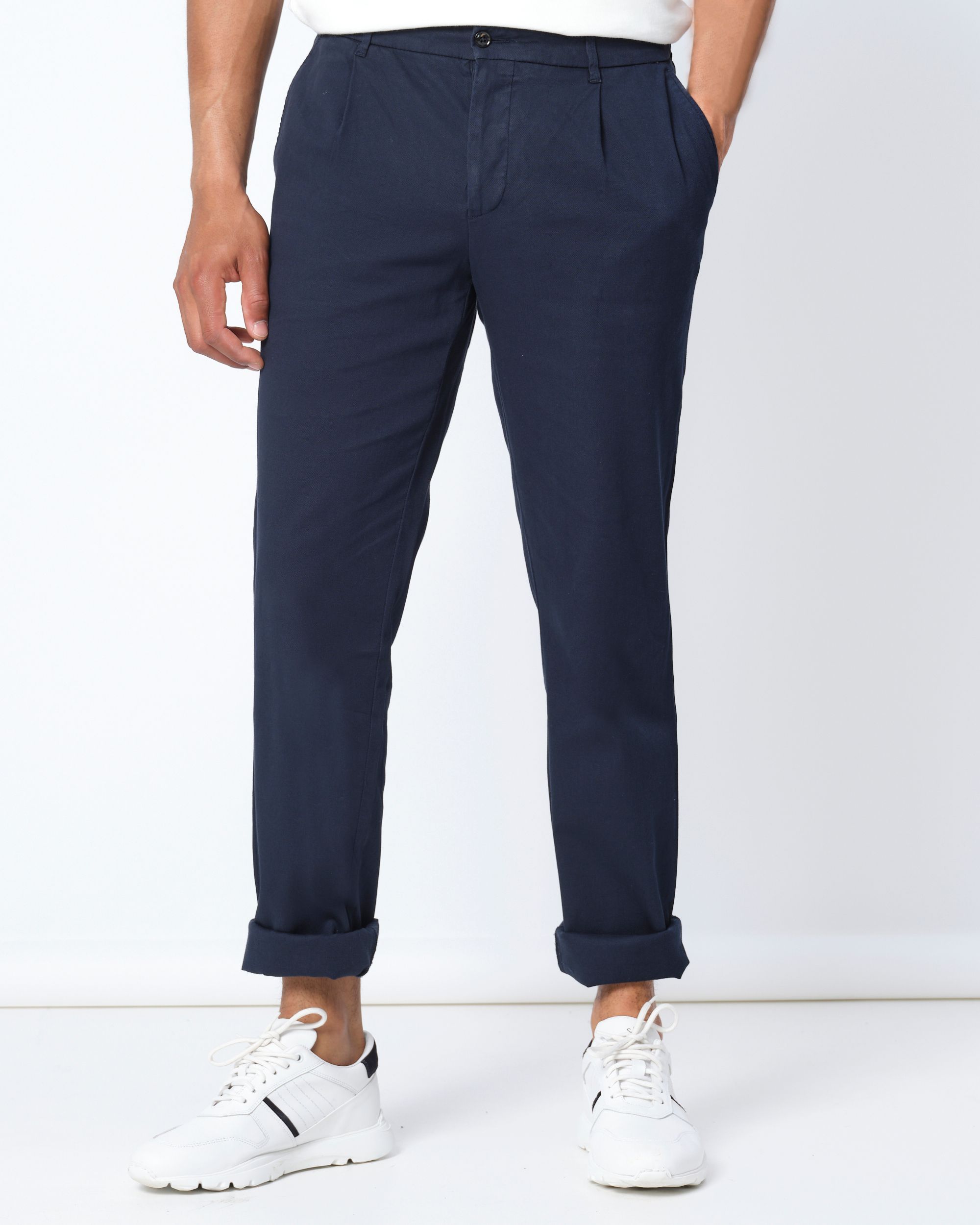 Dutch Dandies Chino Donkerblauw uni 072475-003-46