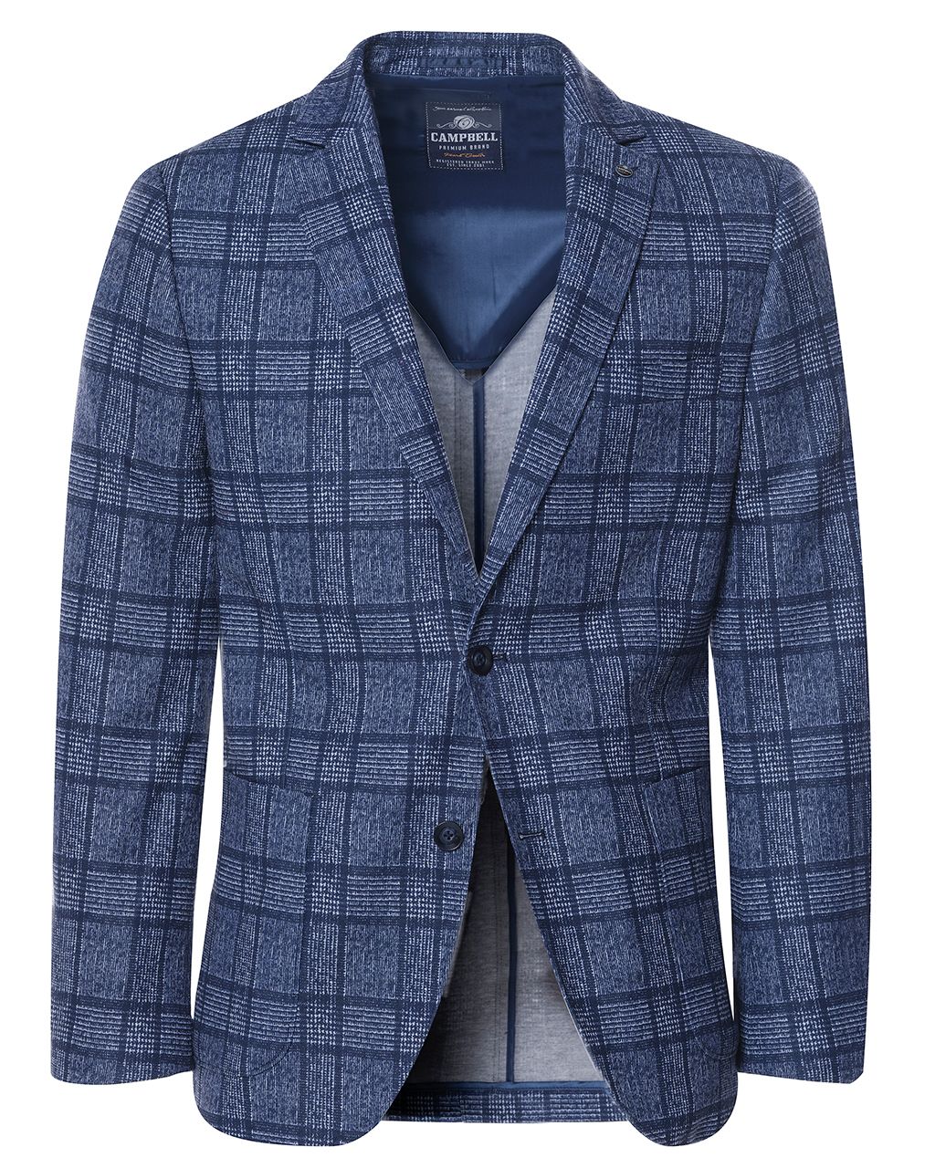 Campbell Blazer Donkerblauw grote ruit 073066-003-48