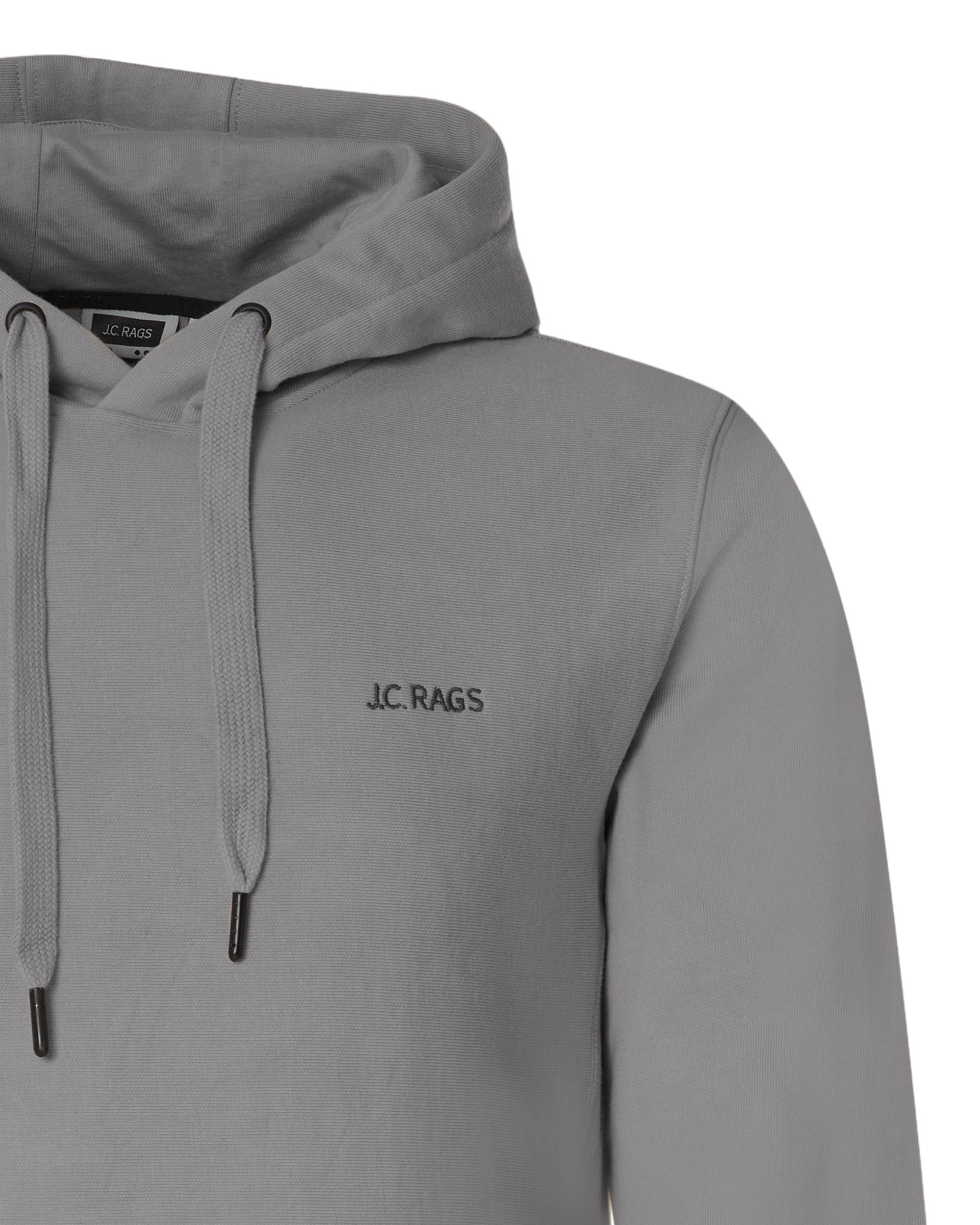 J.C. RAGS Jacob Hoodie Zilver uni 073070-009-L
