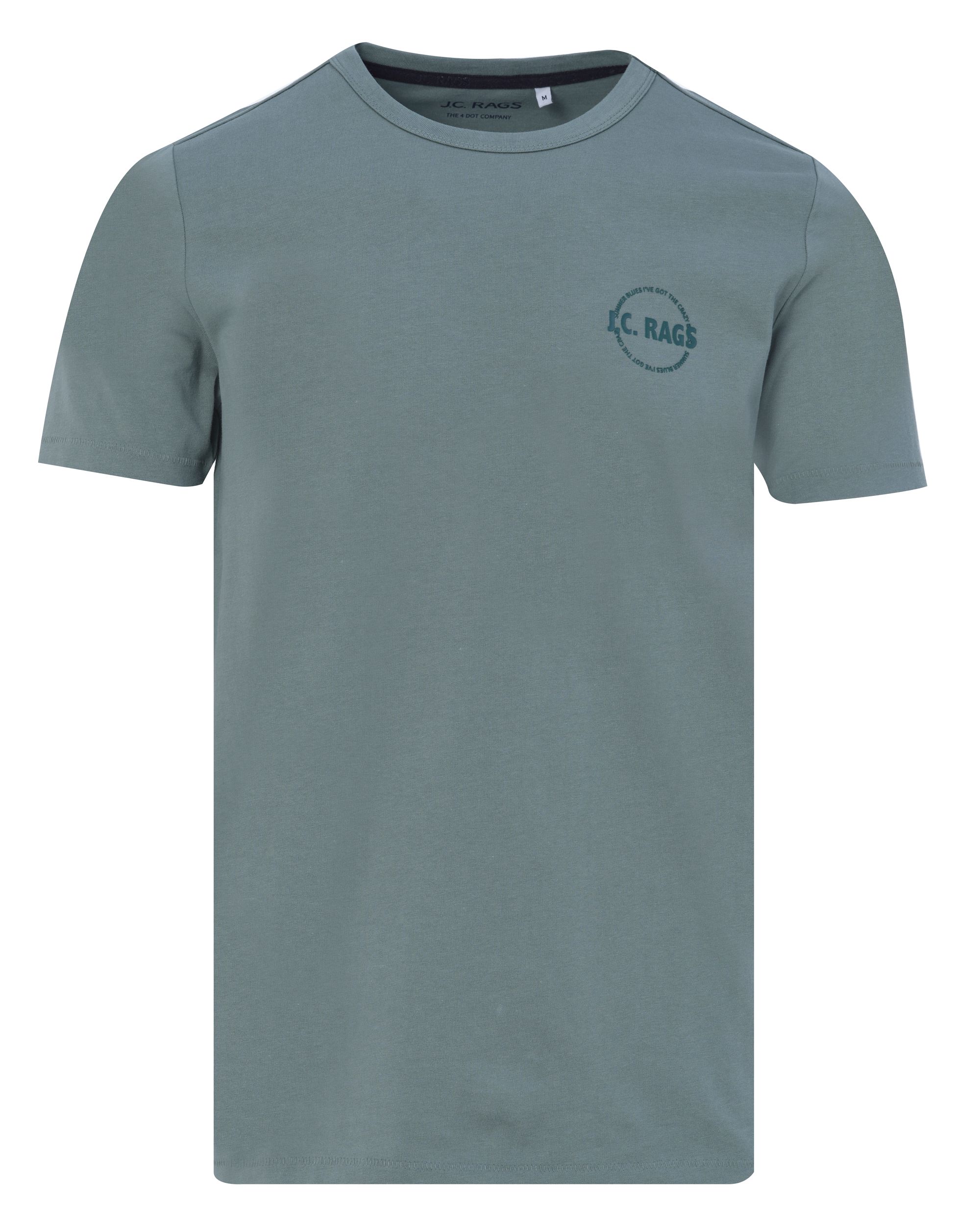 J.C. RAGS Johan T-shirt KM Flessengroen uni 073071-002-L