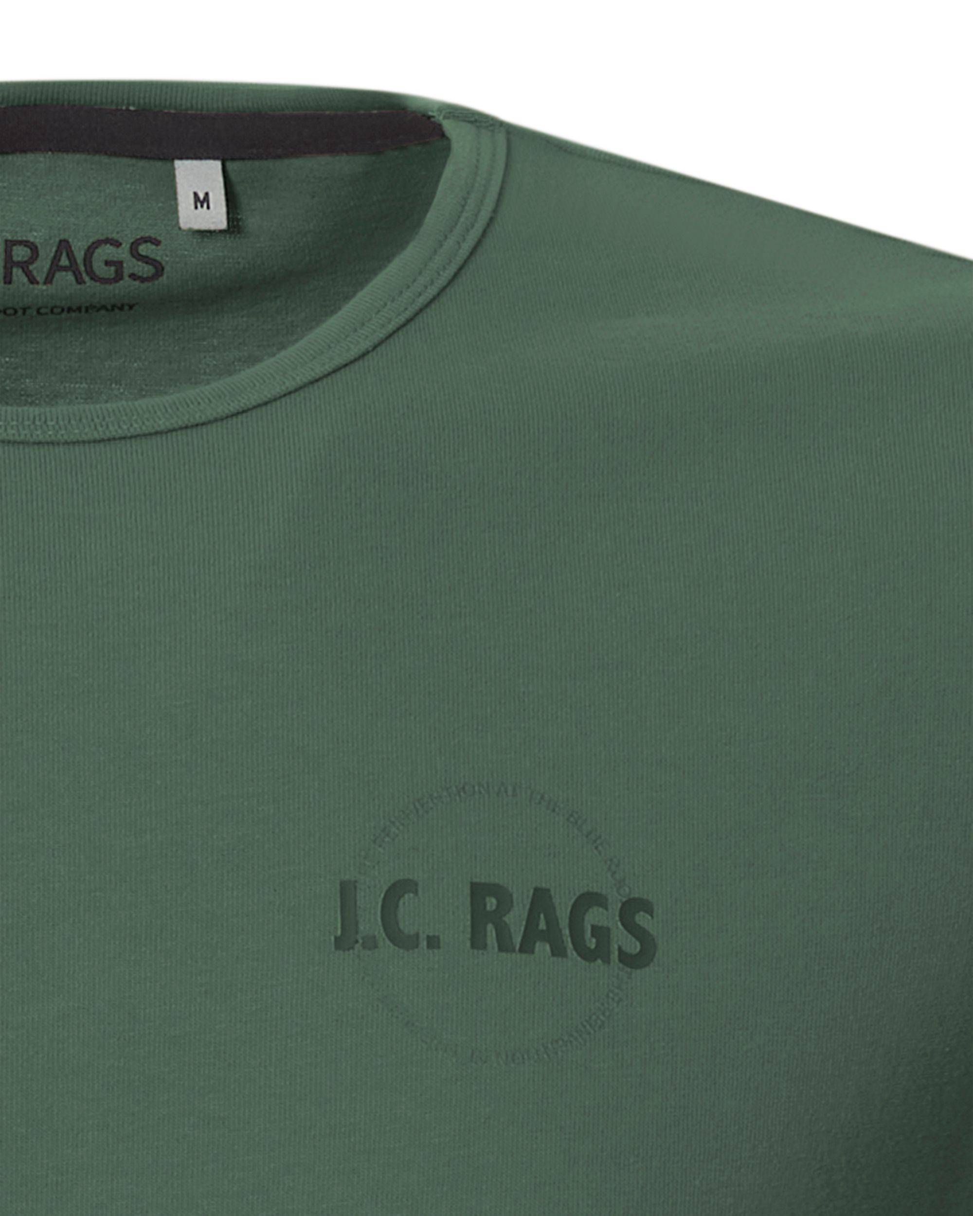 J.C. RAGS  Johan T-shirt KM Flessengroen uni 073071-002-L