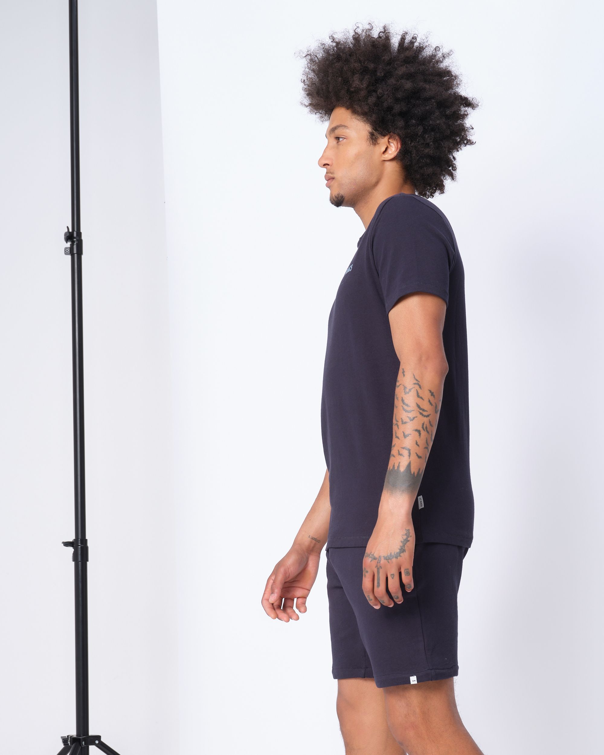 J.C. RAGS Johan T-shirt KM Navy uni 073071-004-L