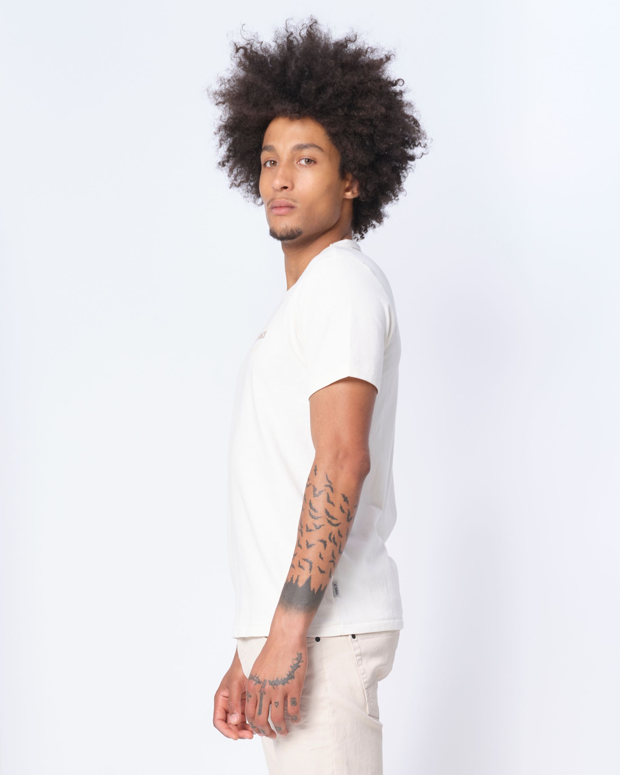 J.C. RAGS Johan T-shirt KM Ecru uni 073071-005-L