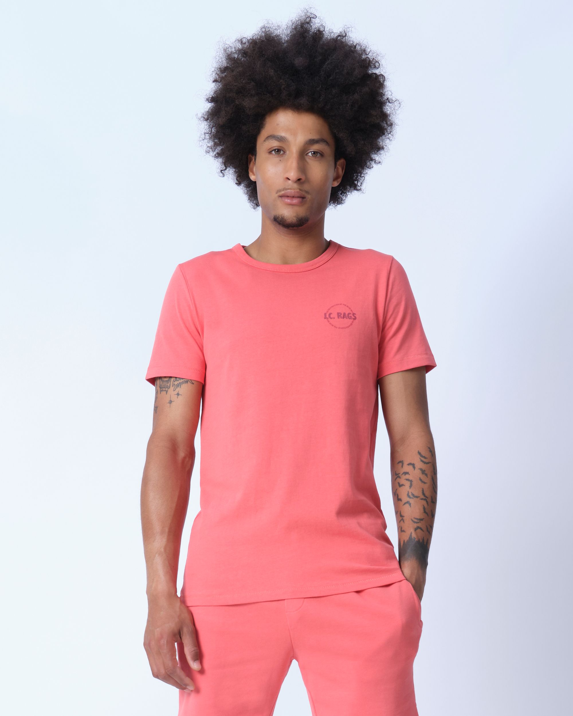 J.C. RAGS Johan T-shirt KM Terra uni 073071-006-L