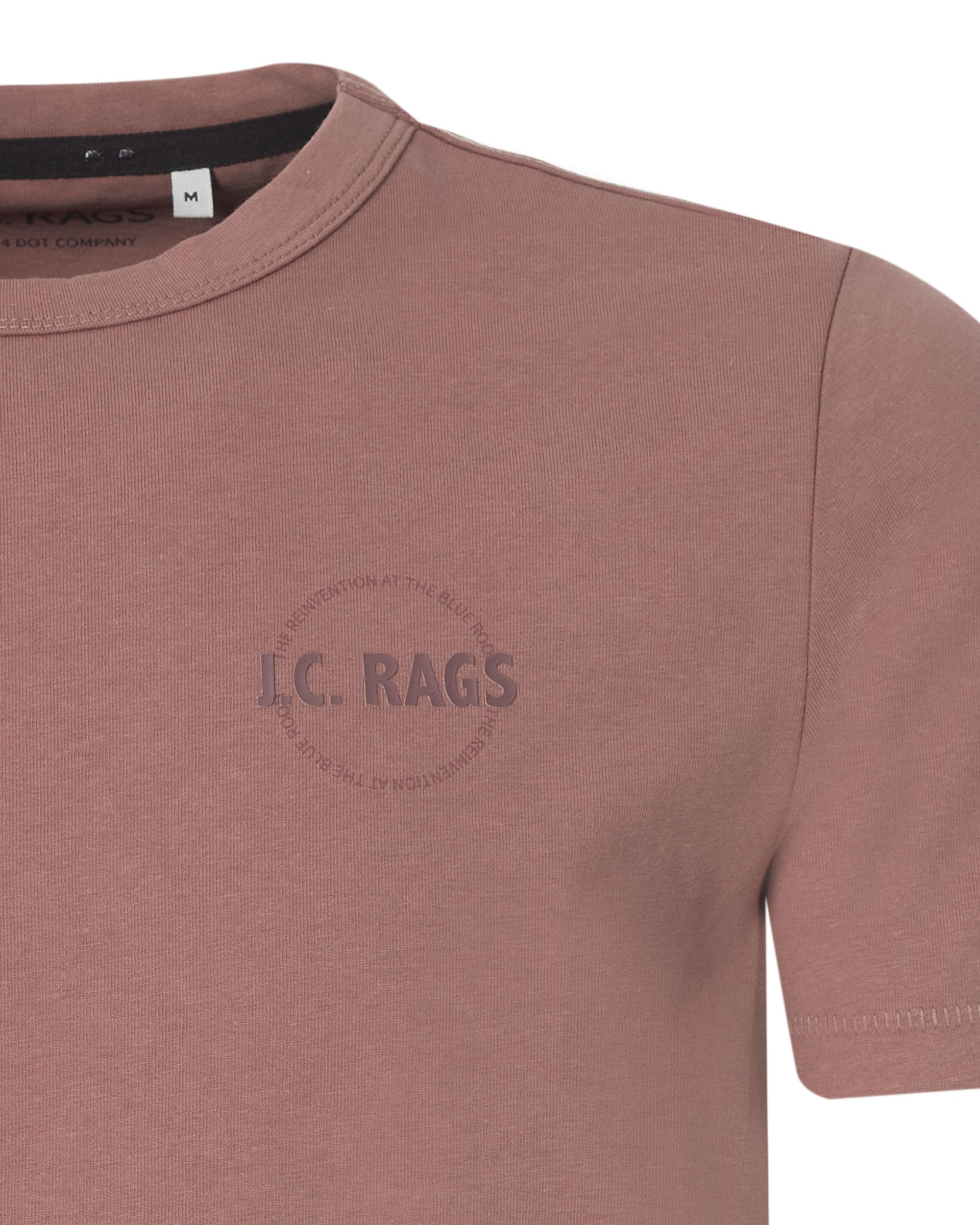 J.C. RAGS  Johan T-shirt KM Roze uni 073071-007-L