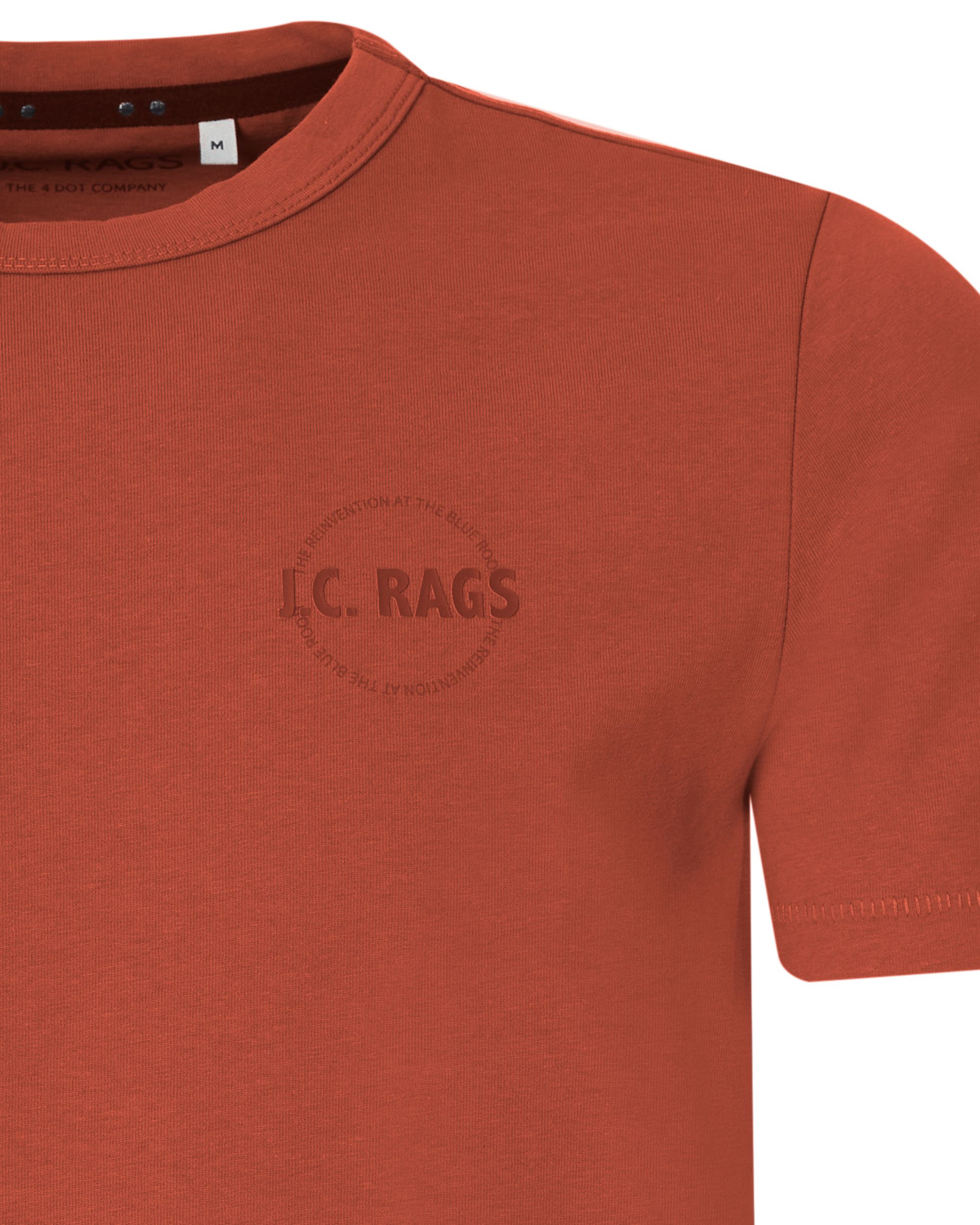 J.C. RAGS Johan T-shirt KM Oranje uni 073071-009-L