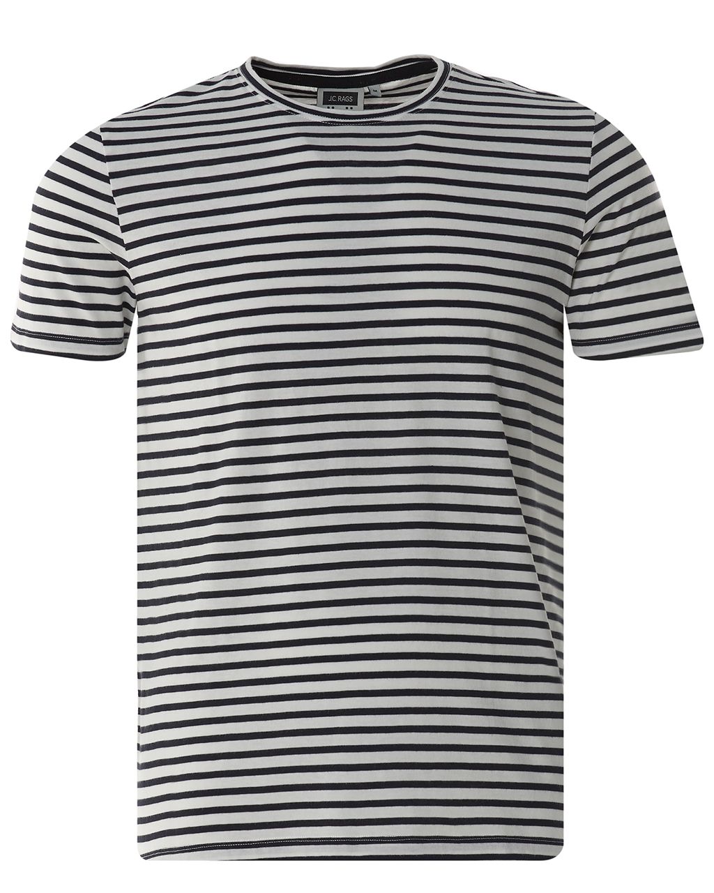 J.C. RAGS Johnny T-shirt KM Navy streep 073072-004-L