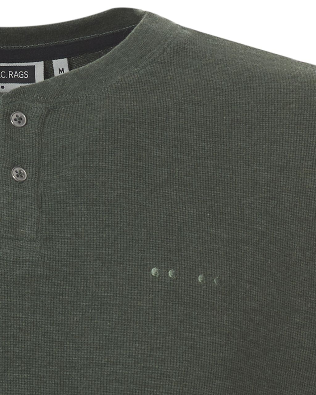 J.C. RAGS Julian T-shirt LM Flessengroen uni 073073-002-L
